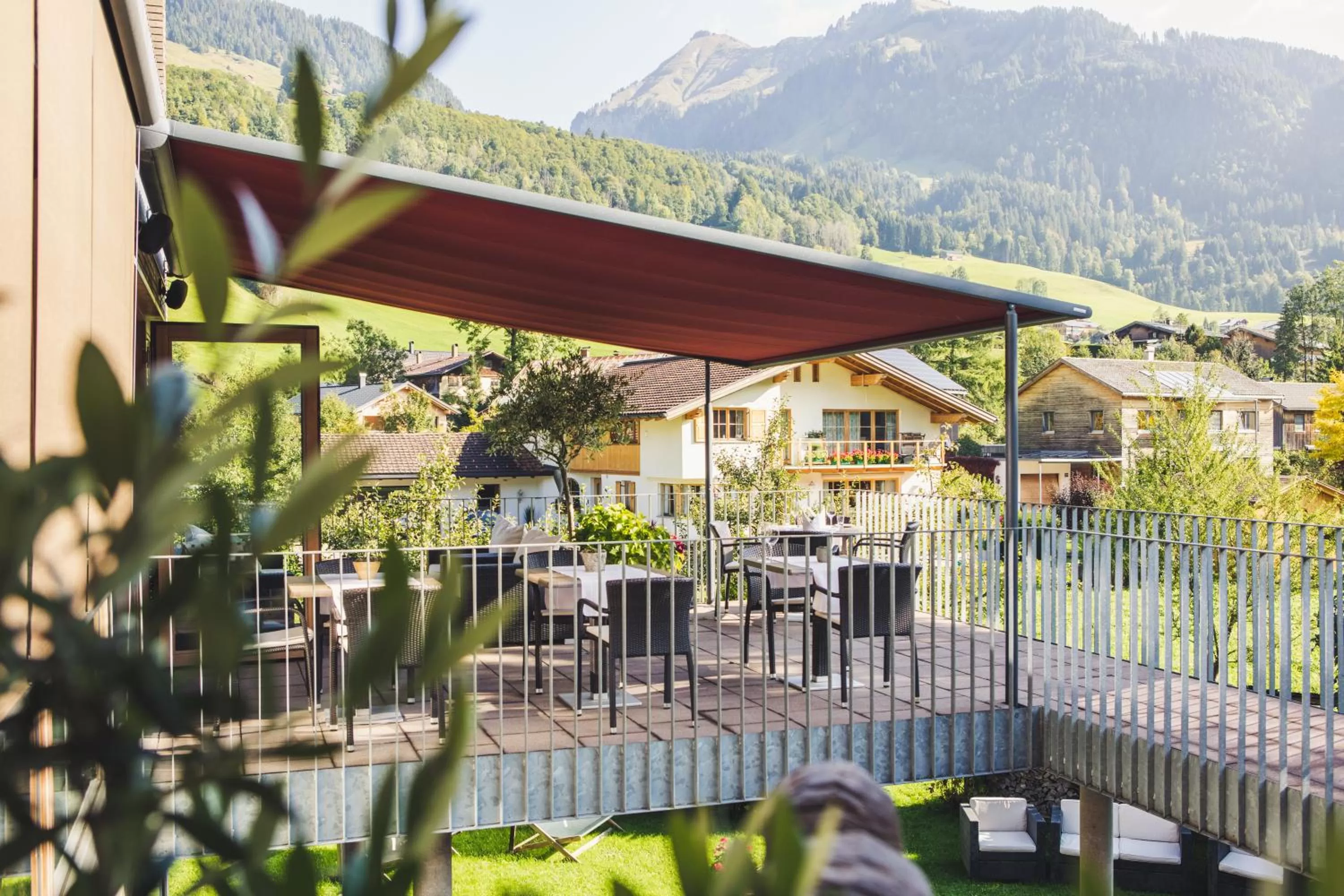 Balcony/Terrace in Hotel Hubertus - Au Bregenzerwald