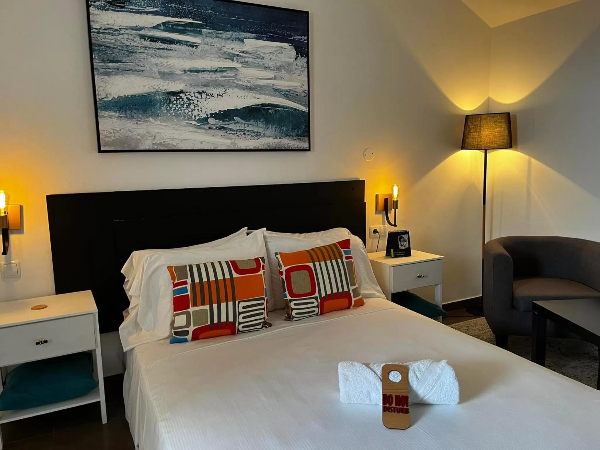 Bed in Fogo Boutique Hotel