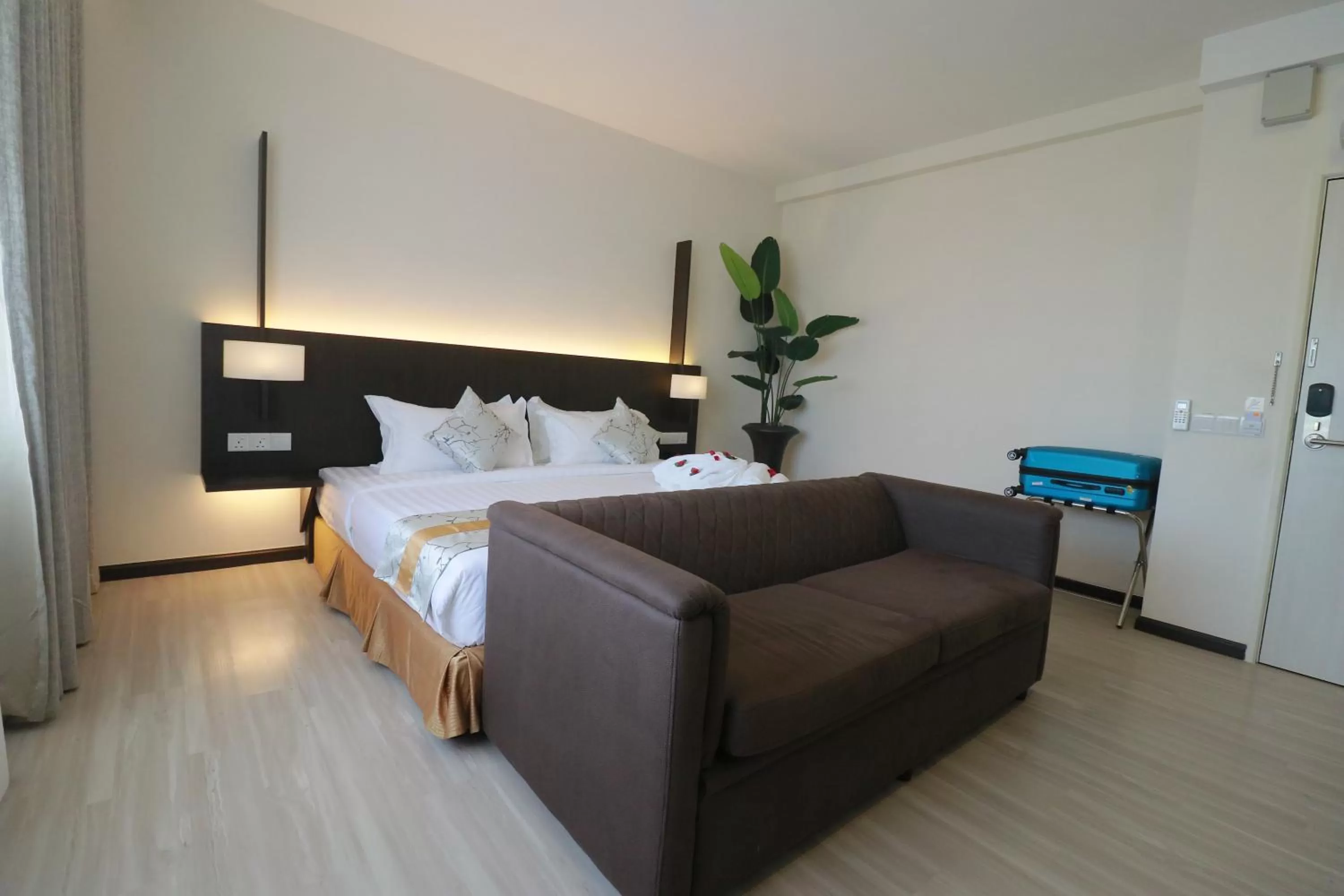 Bed in Amamas Boutique Hotel Kuching