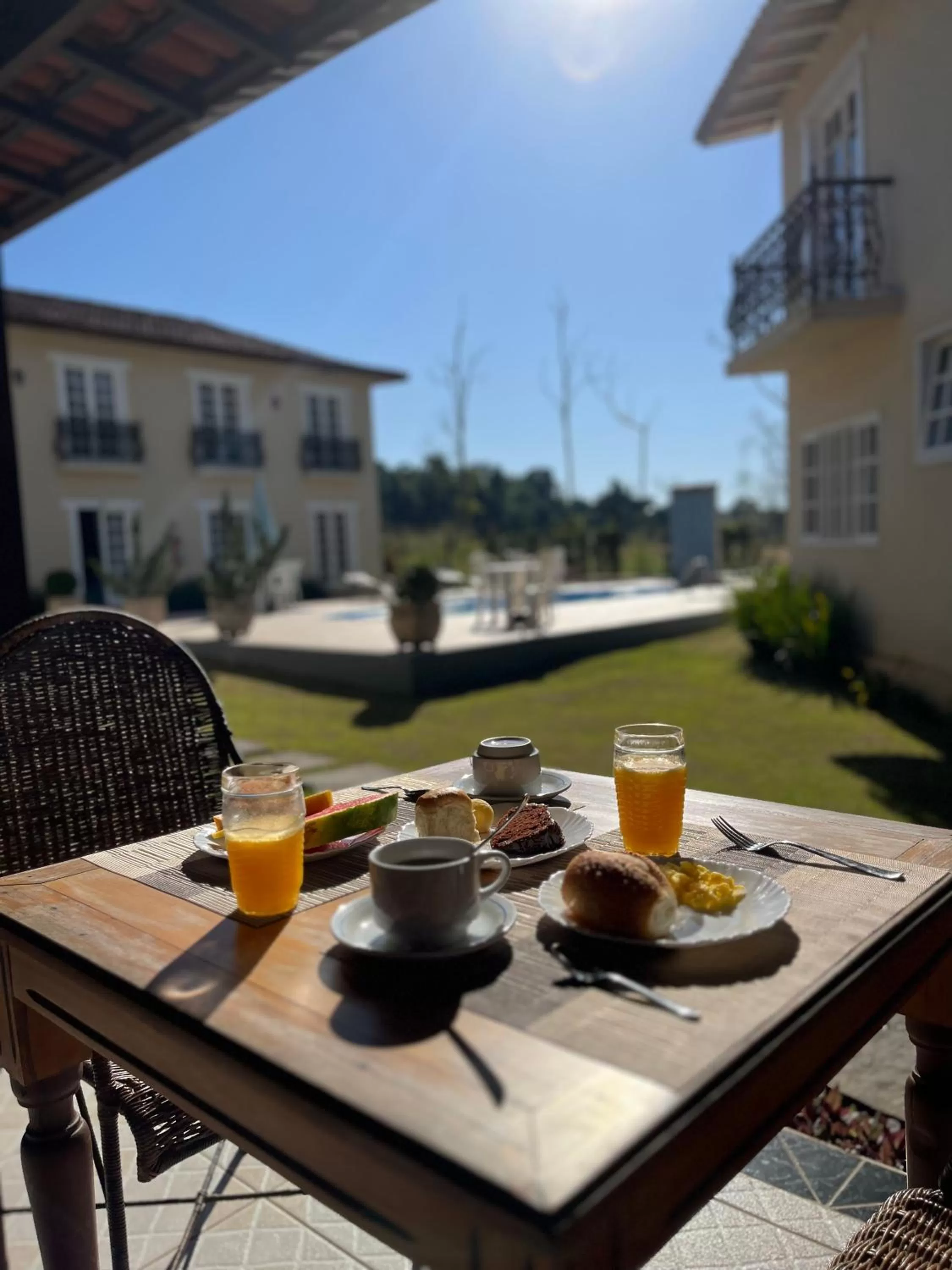 Dining area in Pousada Portal de Paraty