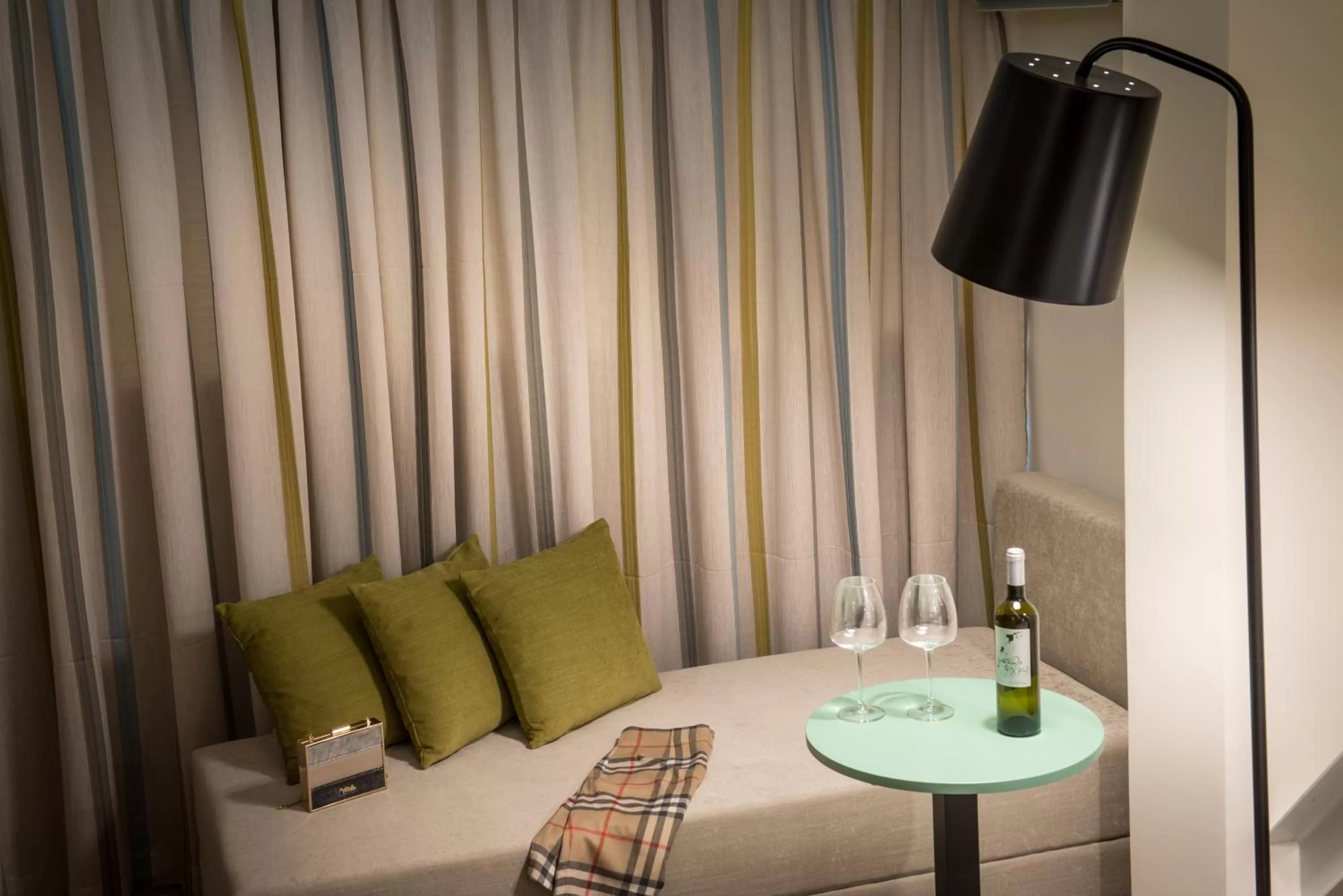 Seating area in Infinity City Boutique Hotel