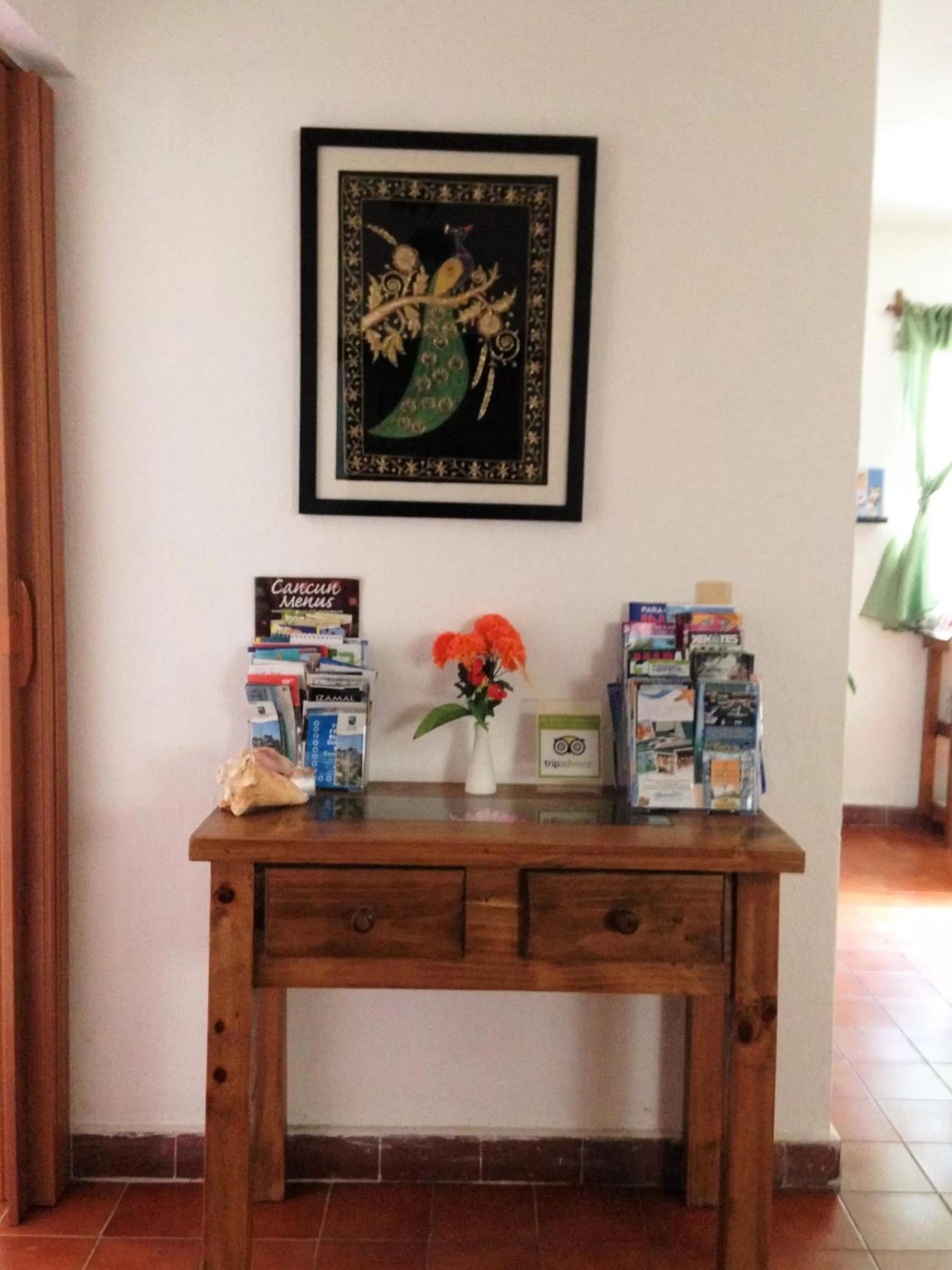 Lobby or reception in Los Caracoles Bed & Breakfast