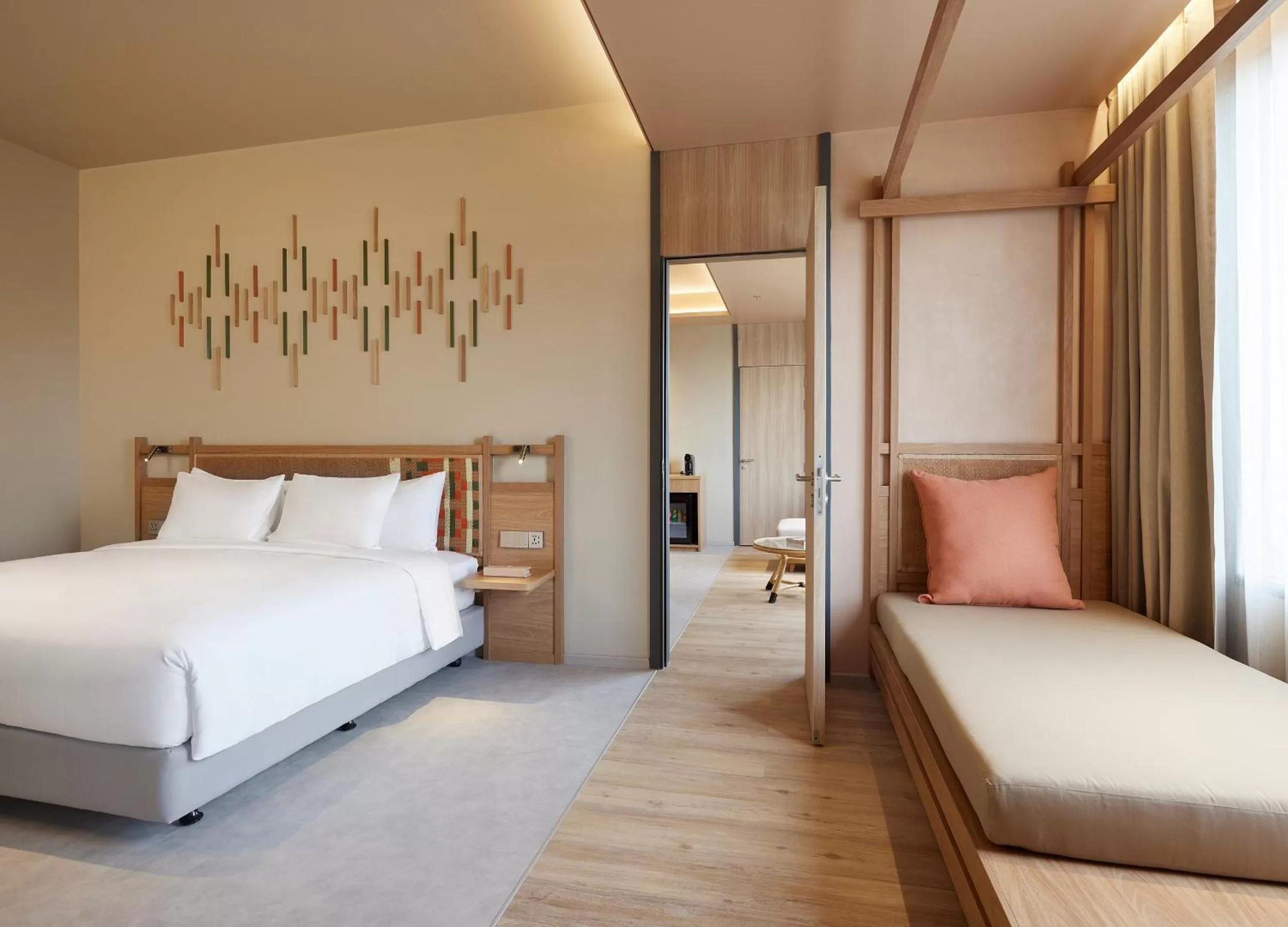 Bedroom, Bed in Centara Korat