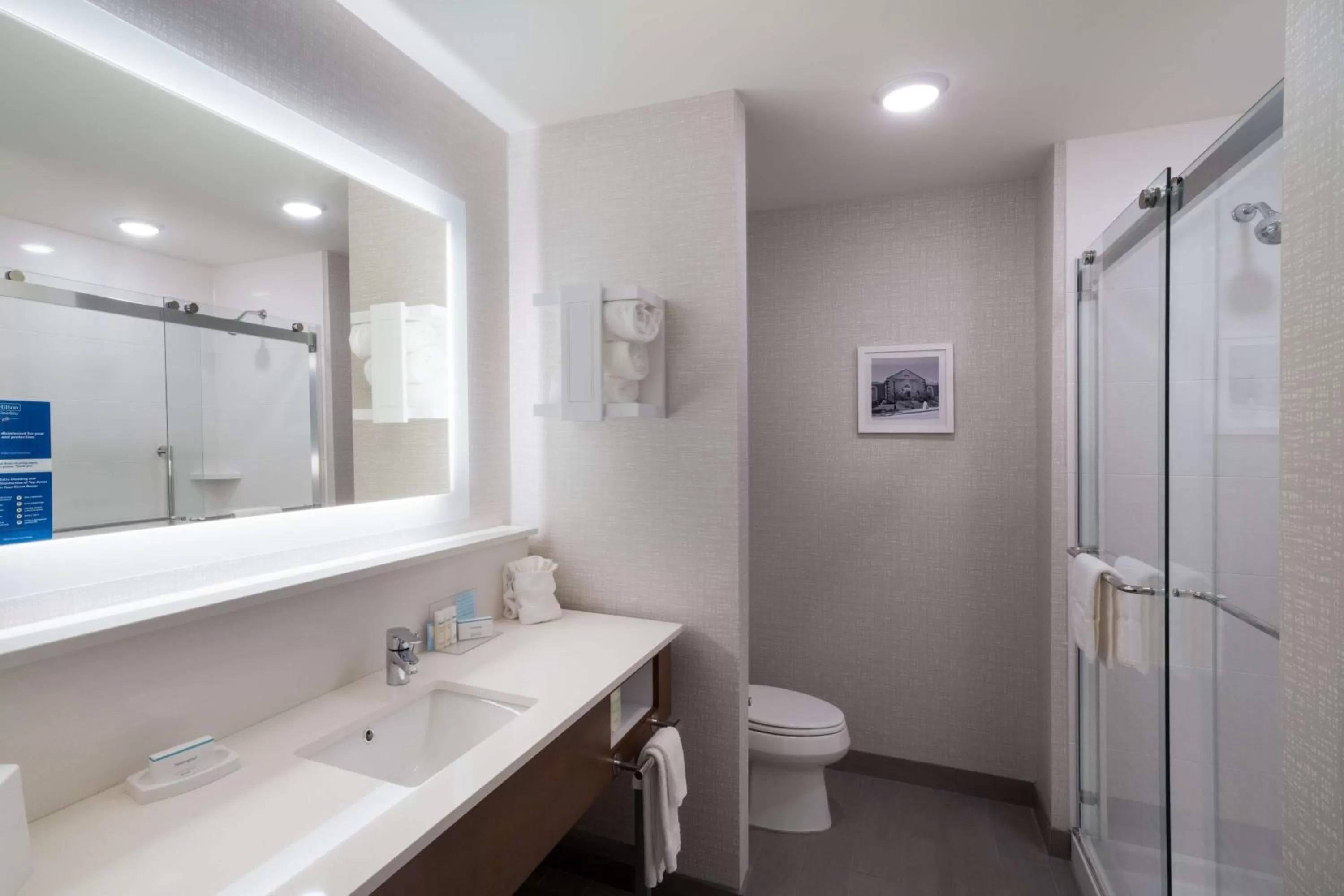 Bathroom in Hampton Inn Greer Greenville, Sc