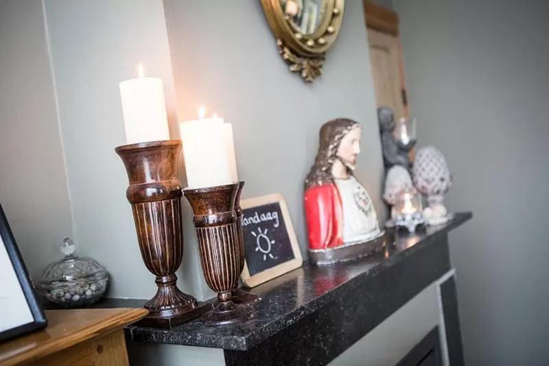 Decorative detail in B&B Pastorie van Merkem