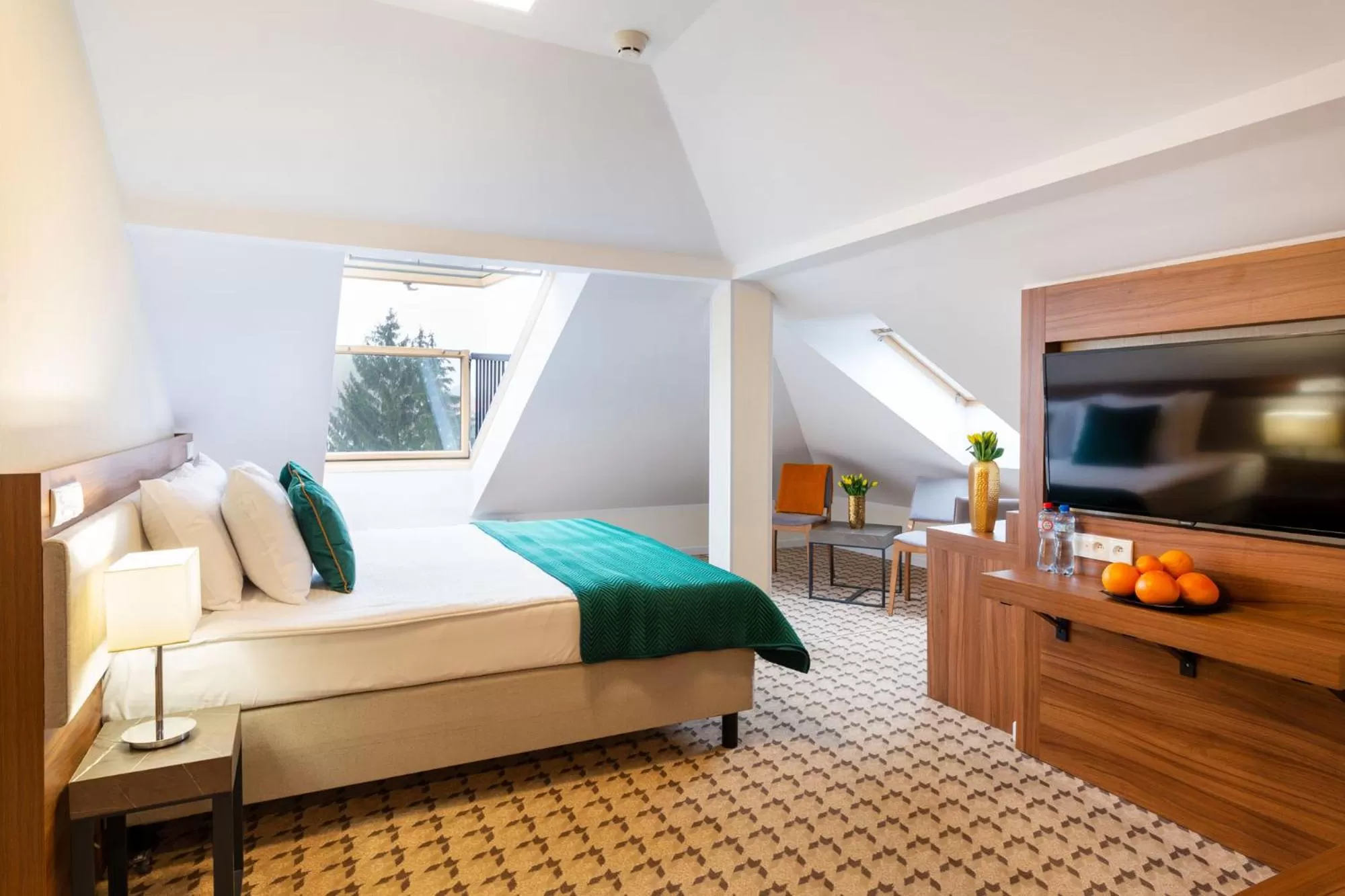 Bed in Hotel Verde Montana Wellness & Spa