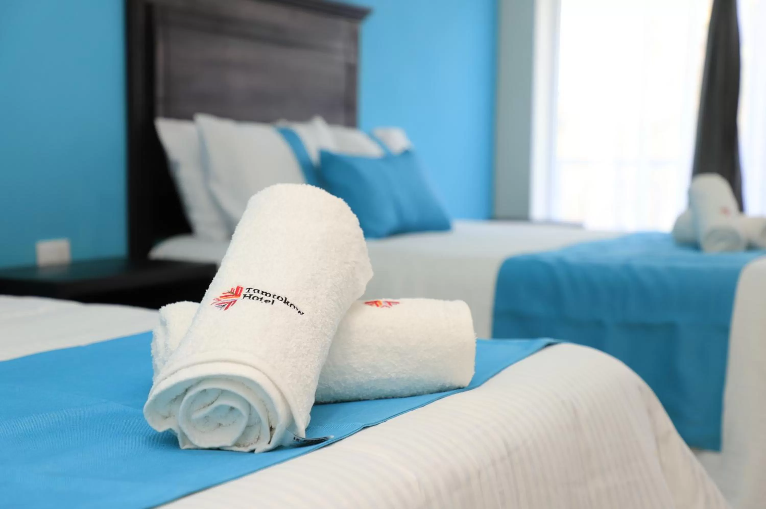 Bed in Hotel Tamtokow