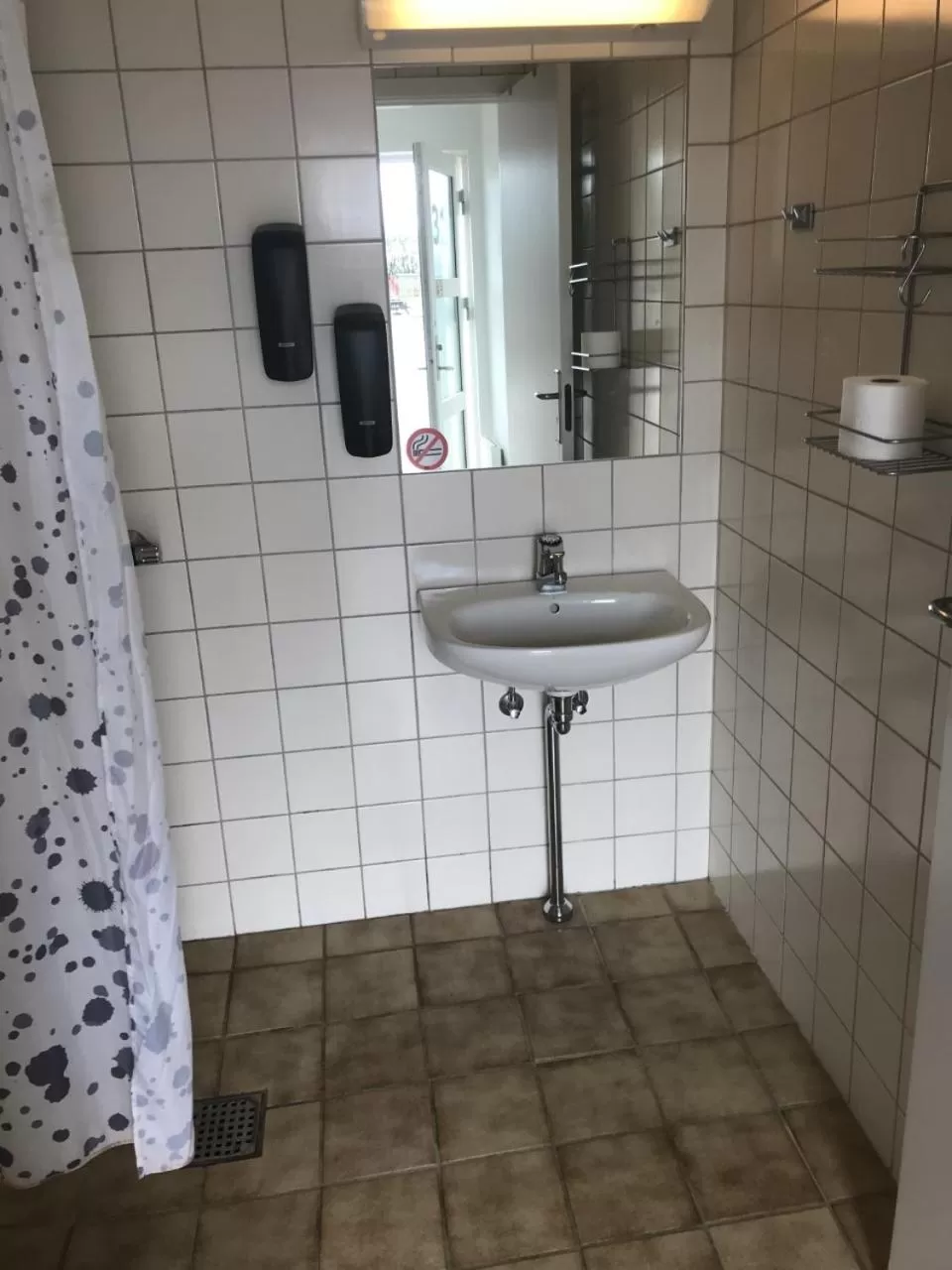 Bathroom in Motel Viborg