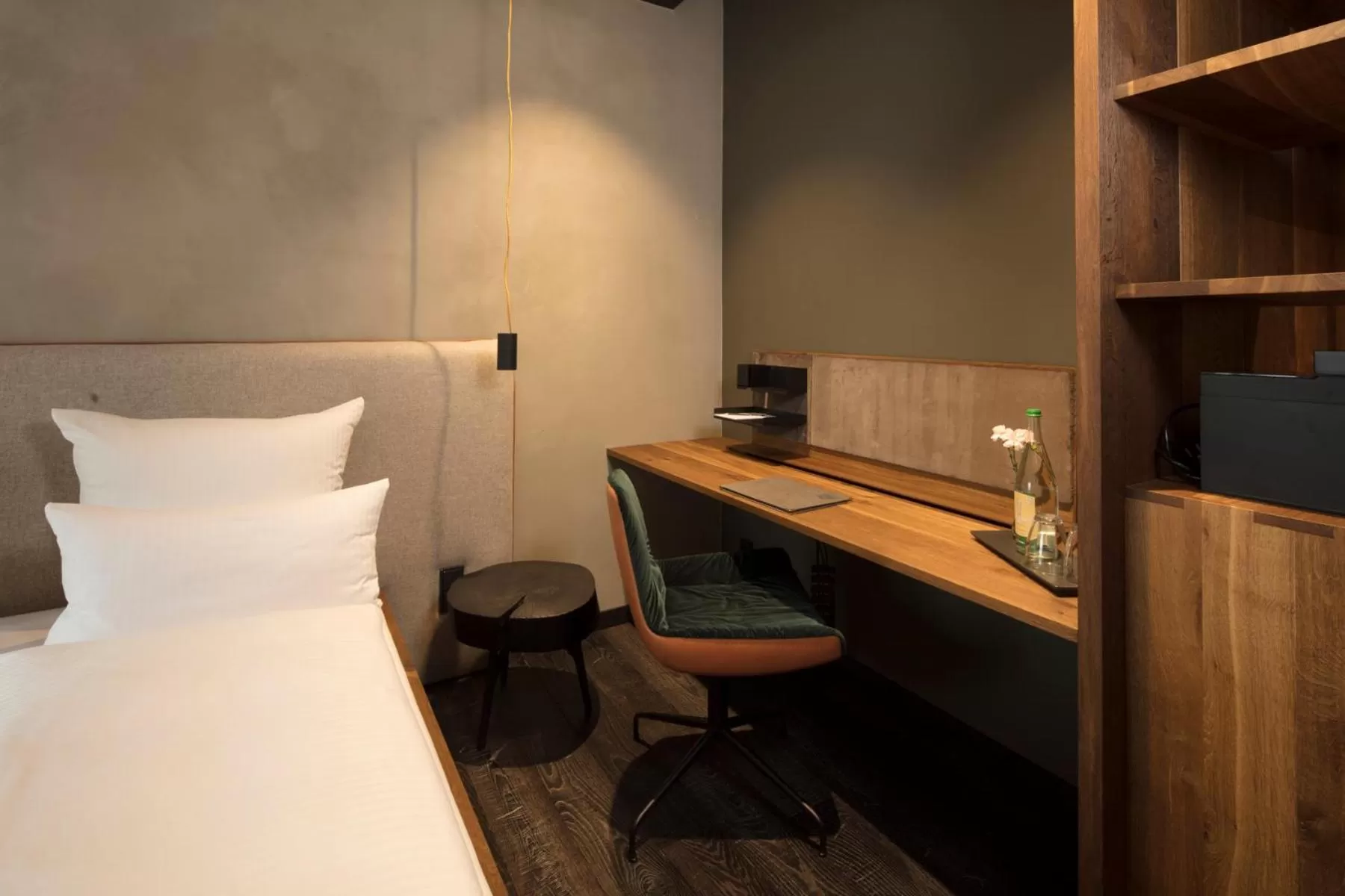 Decorative detail, Bed in Wailtl Hotel