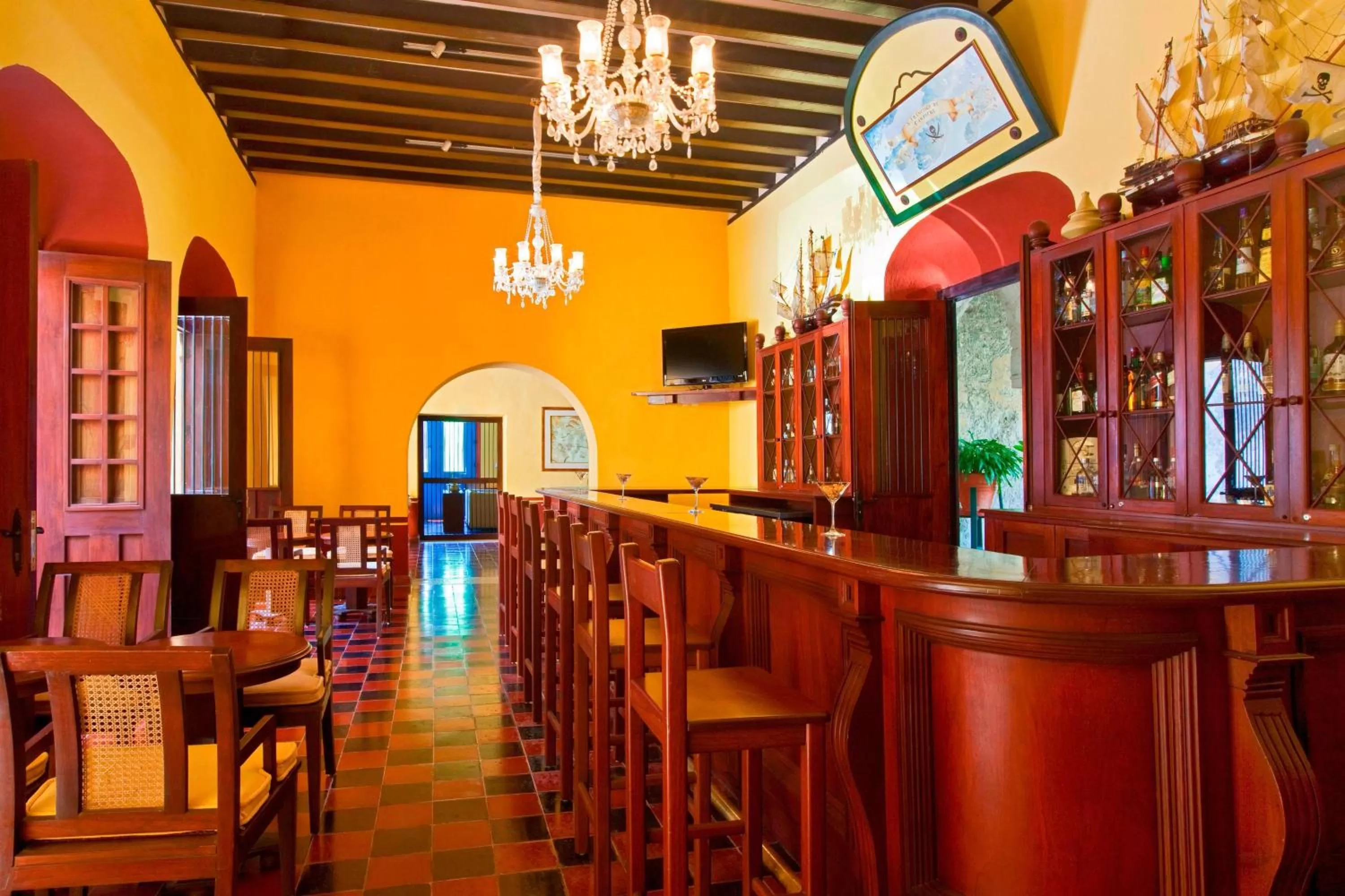 Lounge or bar in Hacienda Campeche