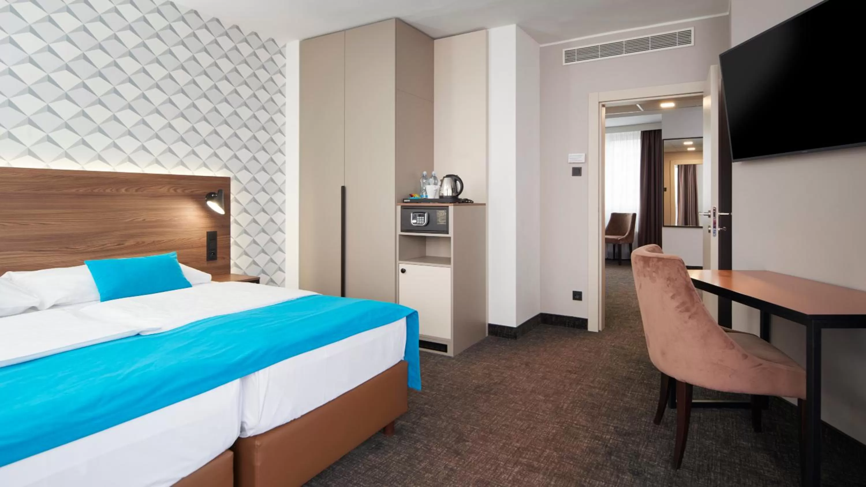 Bedroom, Bed in OREA Hotel Pyramida Praha