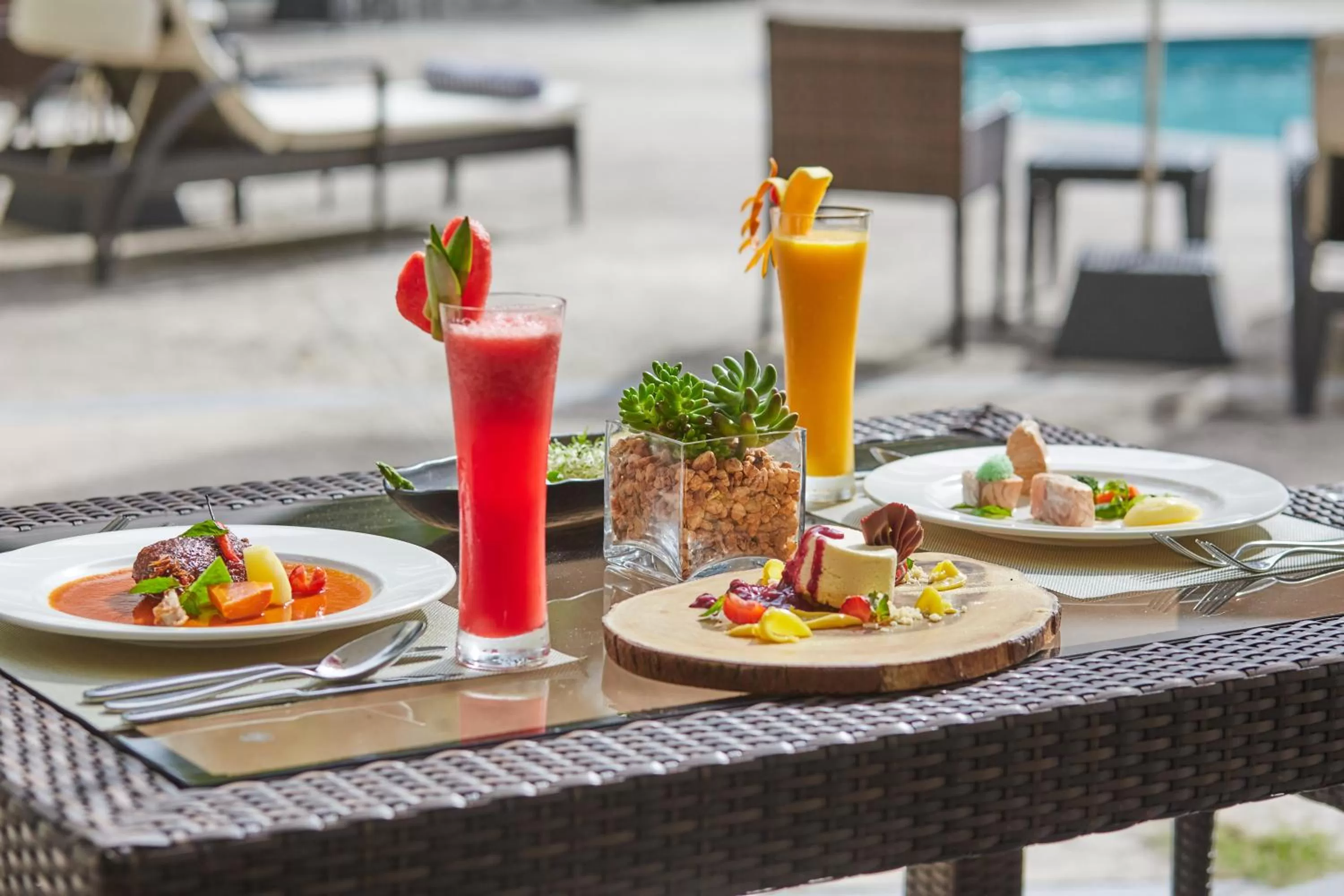 Food in Quest Plus Conference Center, Clark