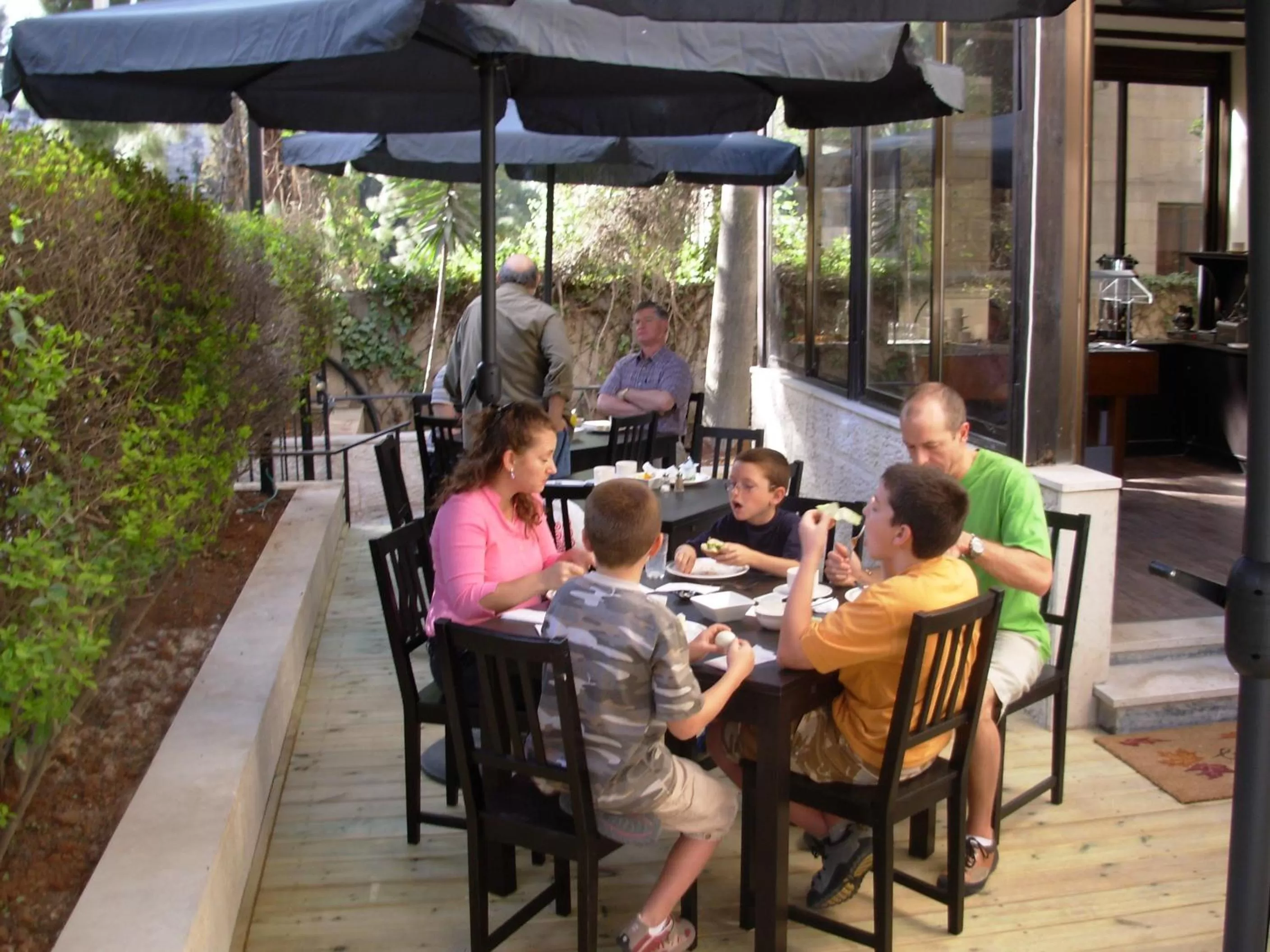 Balcony/Terrace in A Little House In Rechavia