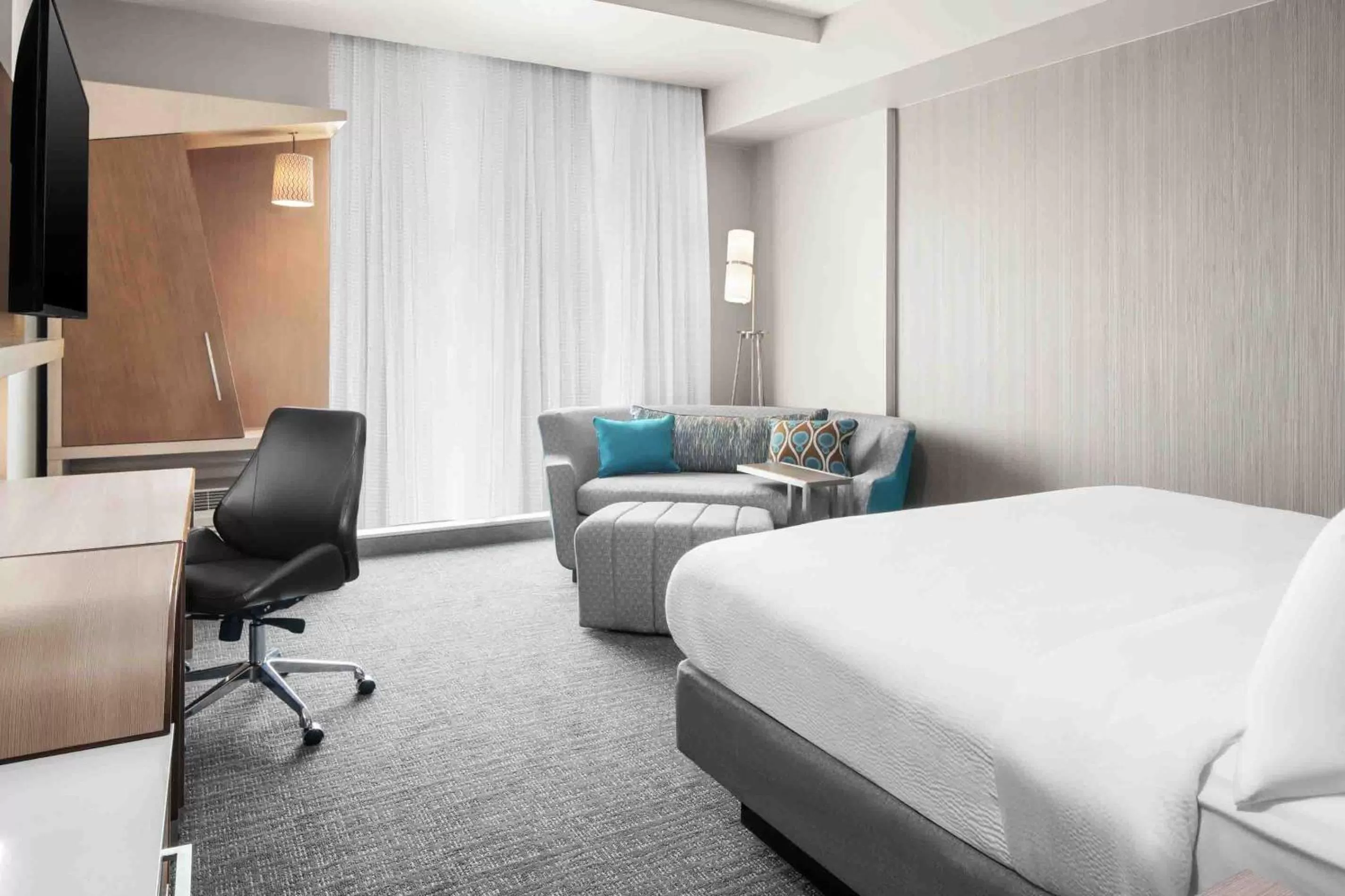 Bedroom, Bed in Courtyard By Marriott Titusville Kennedy Space Center