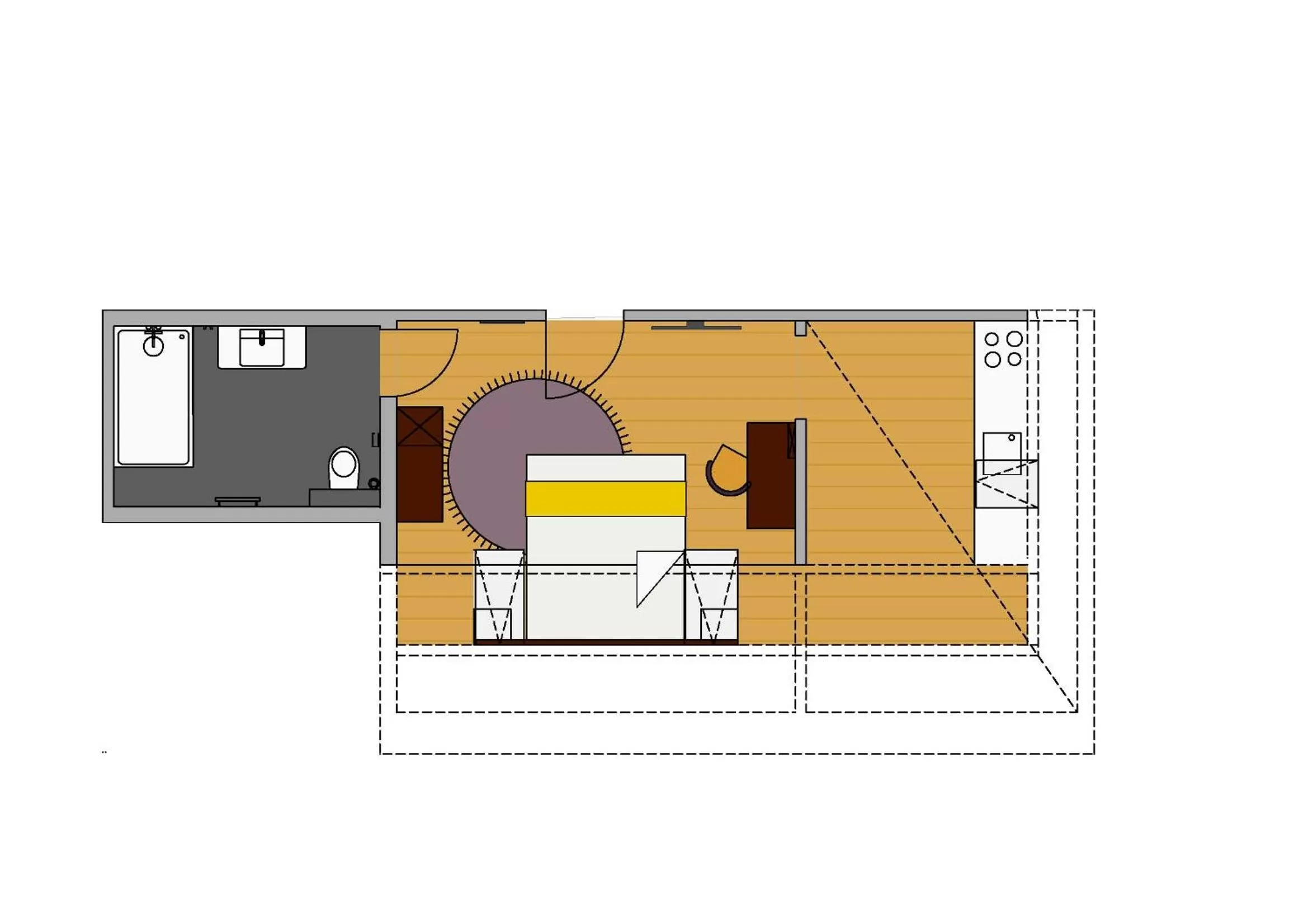 Decorative detail, Floor Plan in Bahnhof-Erzingen, hotel, coffee & more