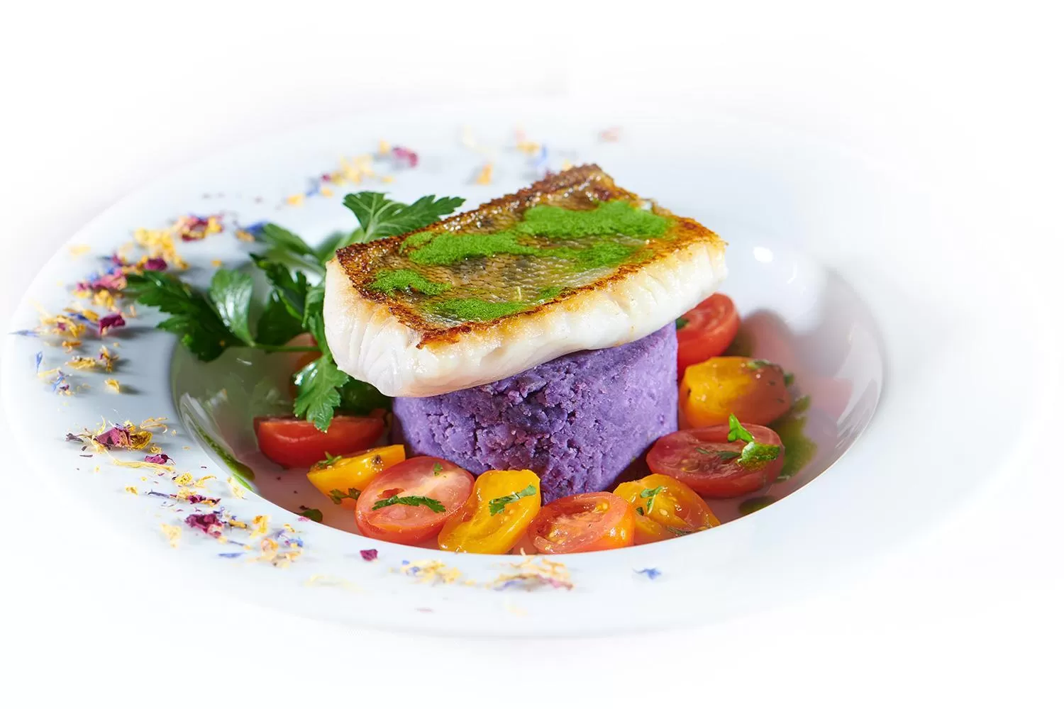 Restaurant/places to eat in Romantik Hotel Mont Blanc au Lac