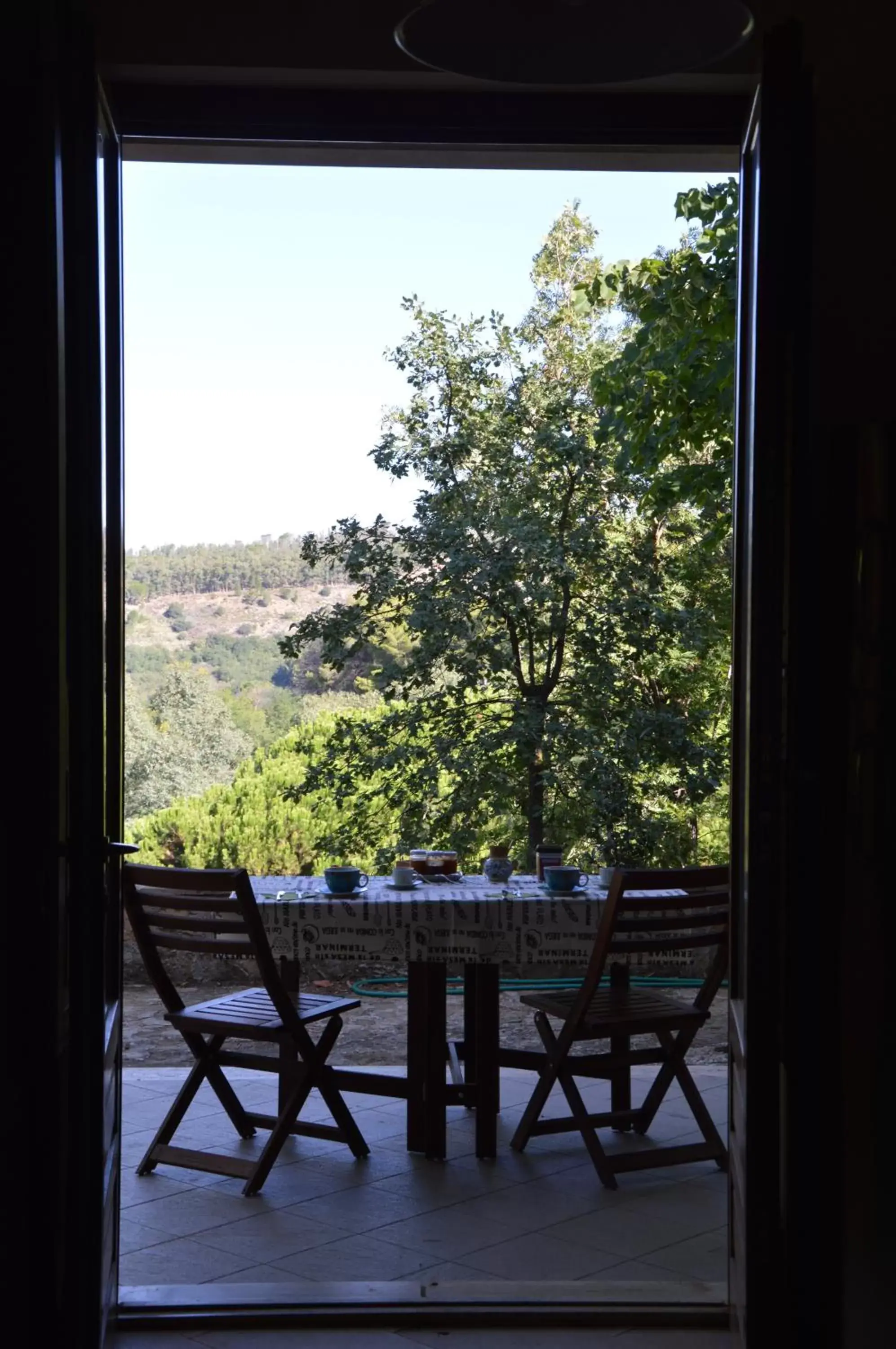 Balcony/Terrace in B&B La Roverella Balcony/Terrace in B&B La Roverella