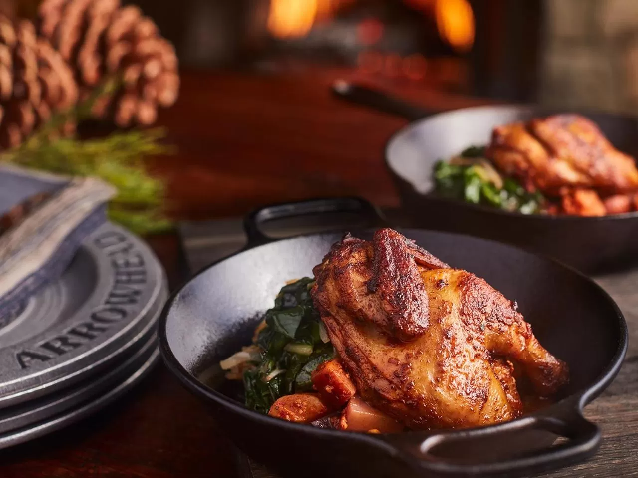 Food close-up in UCLA Lake Arrowhead Lodge