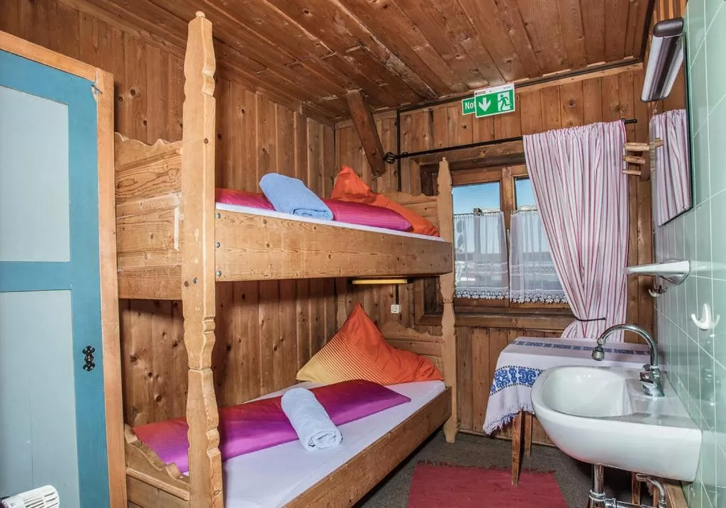 Bed in Hocheckhuette On Top of the Kitzbuehel Hahnenkamm Mountain