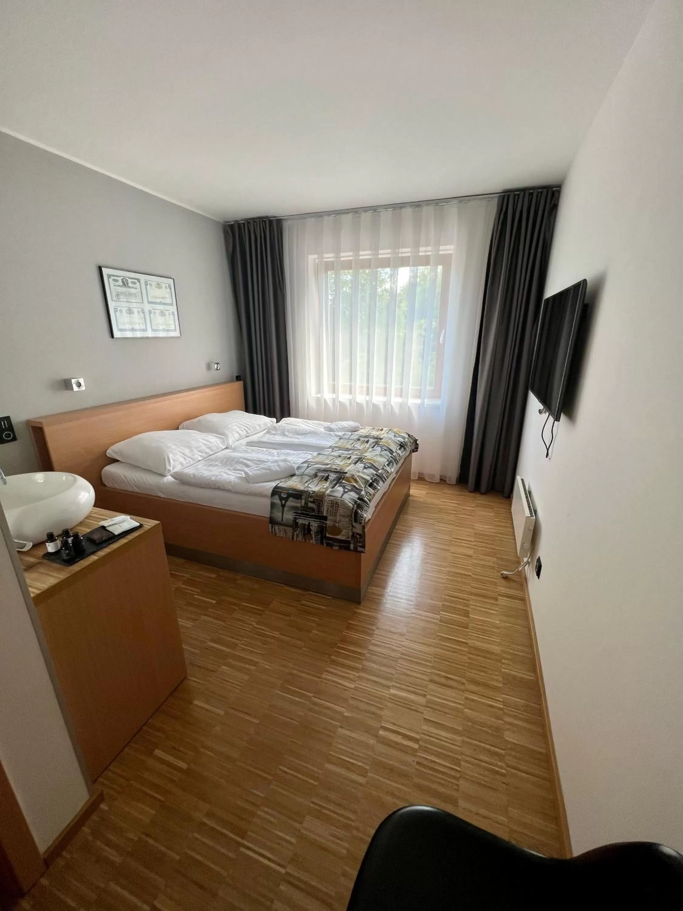 Bed in Blue Orange Resort