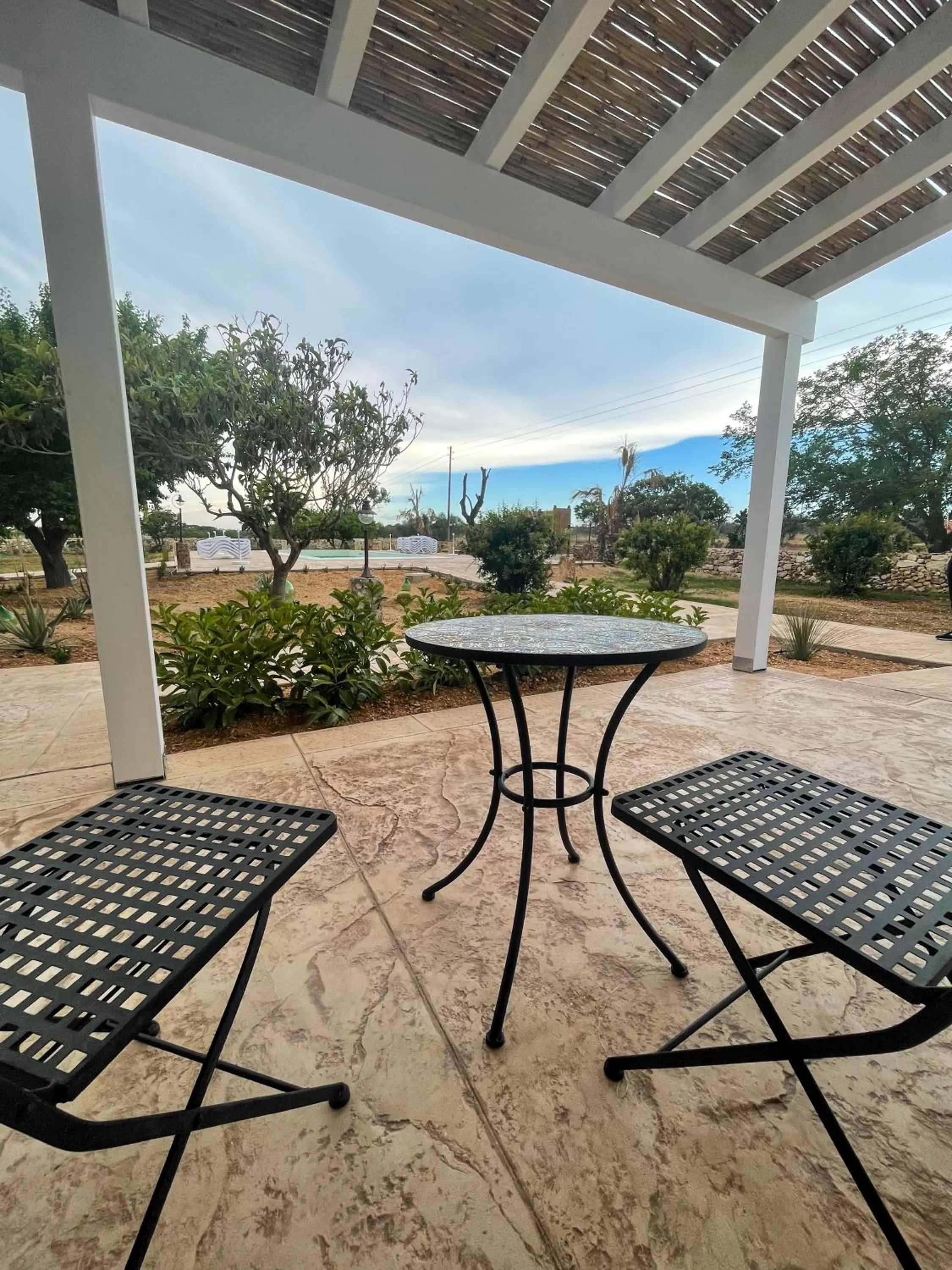 Patio in B&b Casina Il Mandorlo