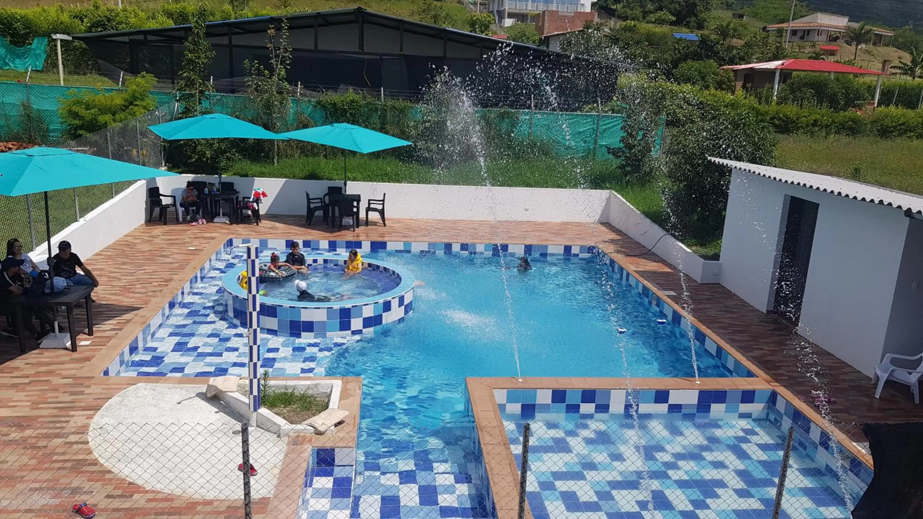 , Pool View in Dedalos Fly House