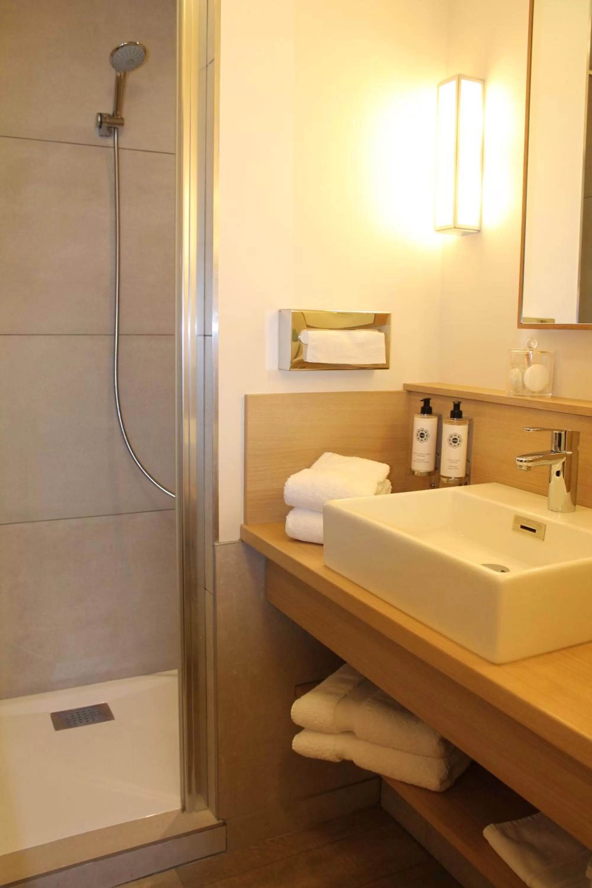 Property building, Bathroom in Hôtel jardin Le Pasteur
