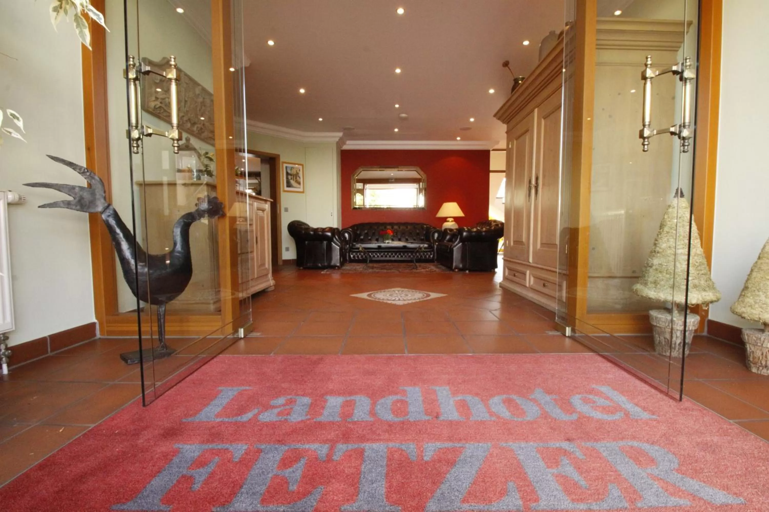Lobby or reception in Fetzers Landhotel