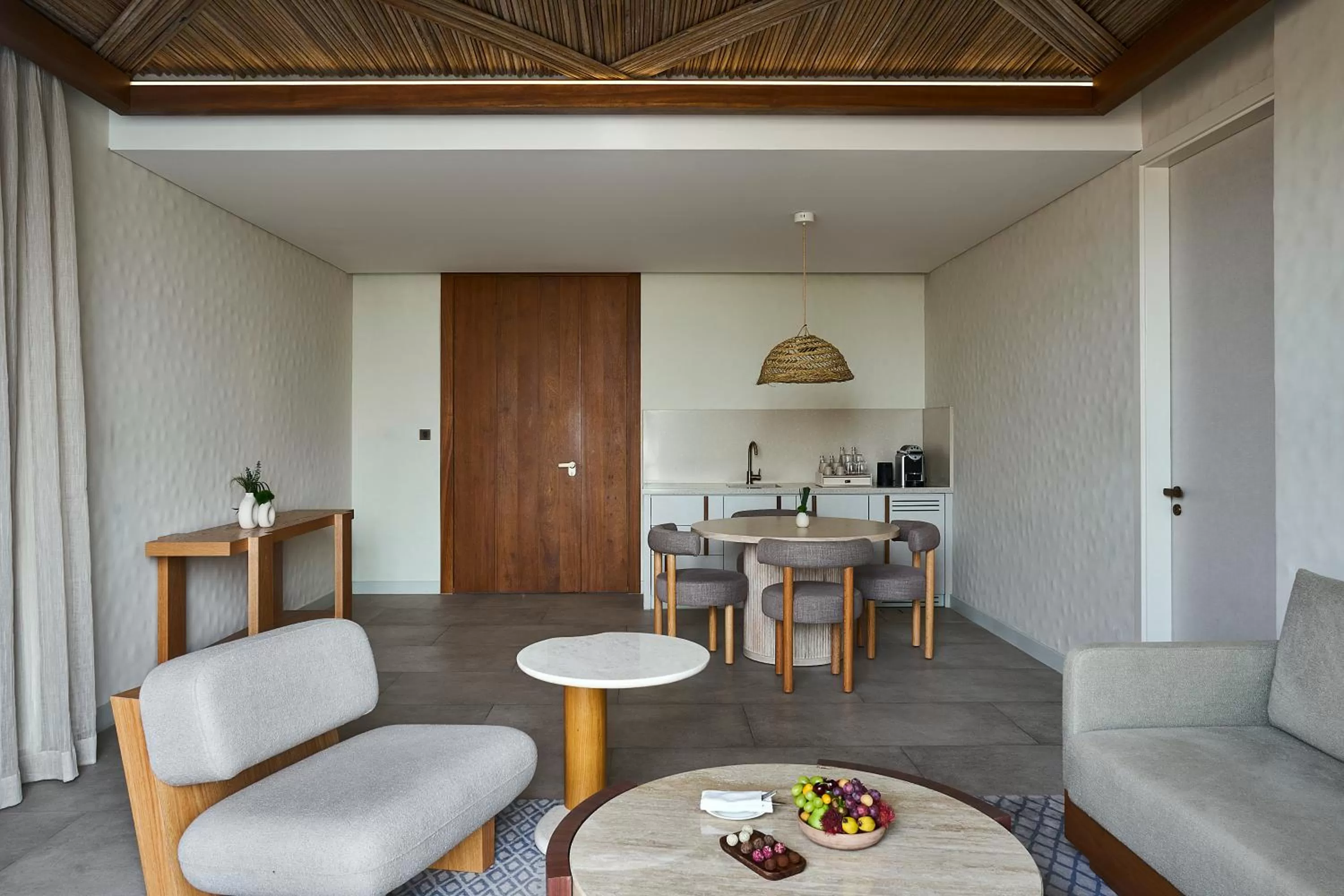 Dining area in ERTH Abu Dhabi Hotel