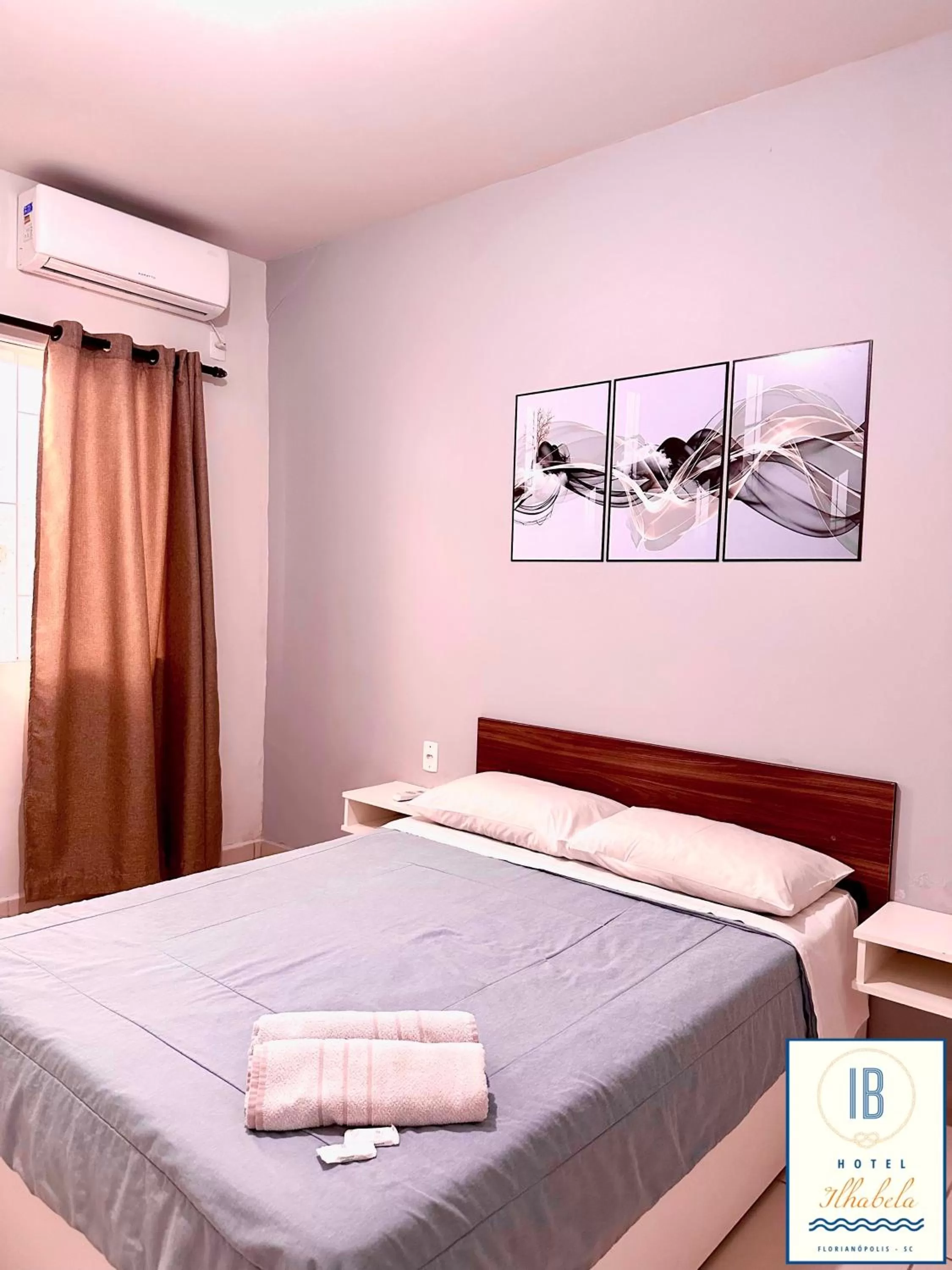 Bed in Hotel Residencial Ilhabela