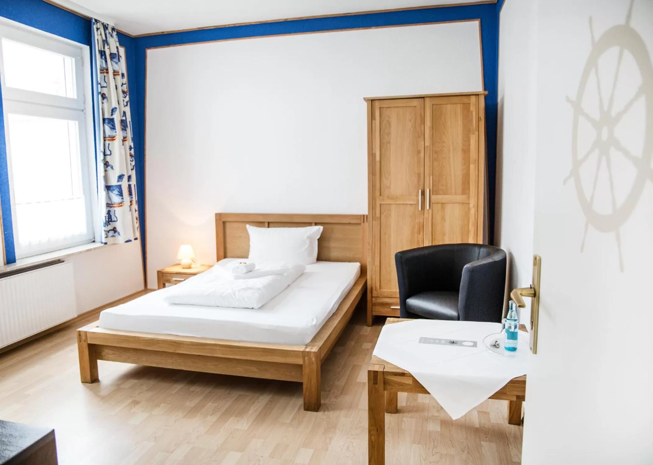 Bed in Hotel Tum Stüürmann