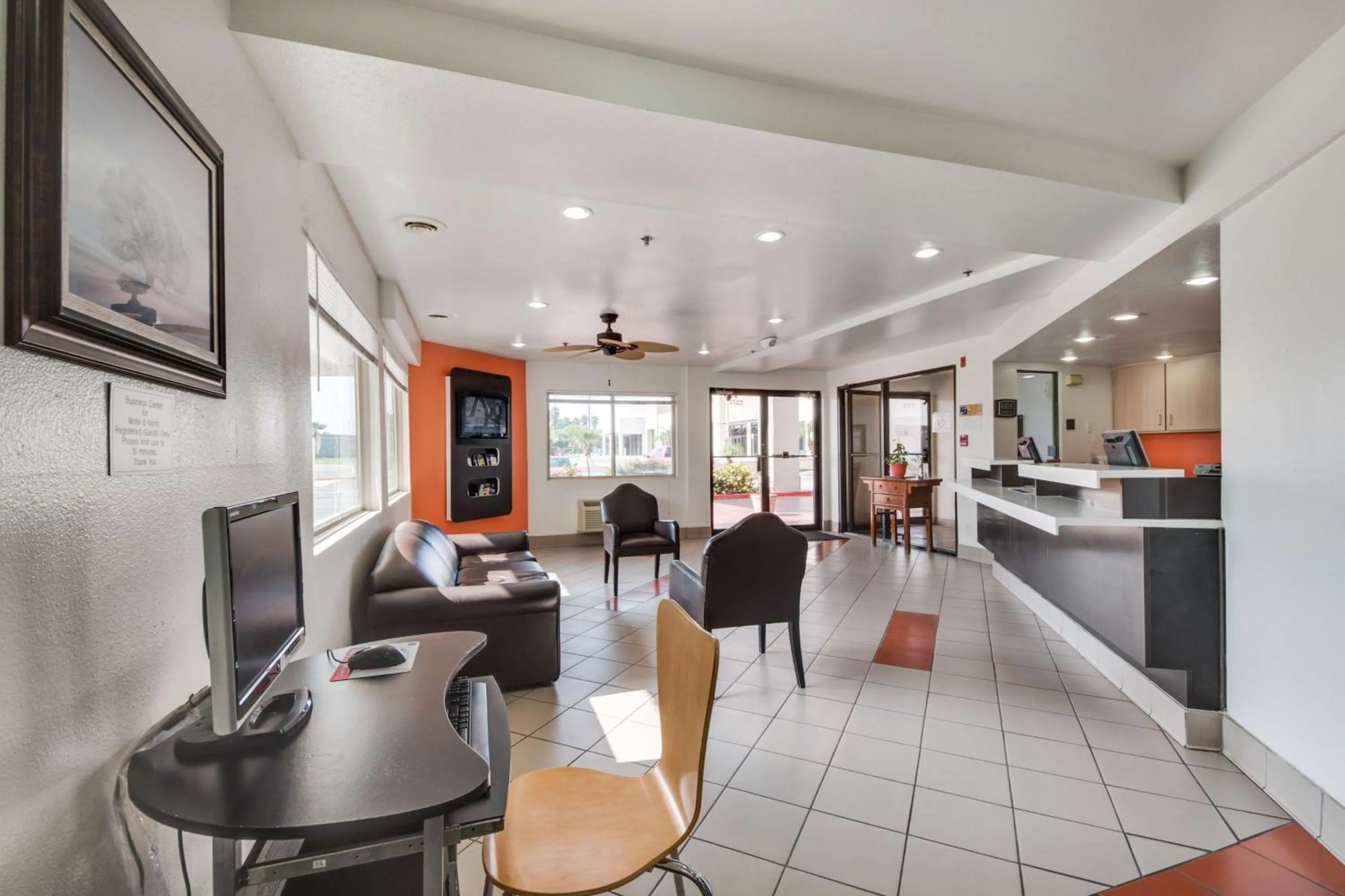 Lobby or reception in Motel 6-Brownsville, TX North