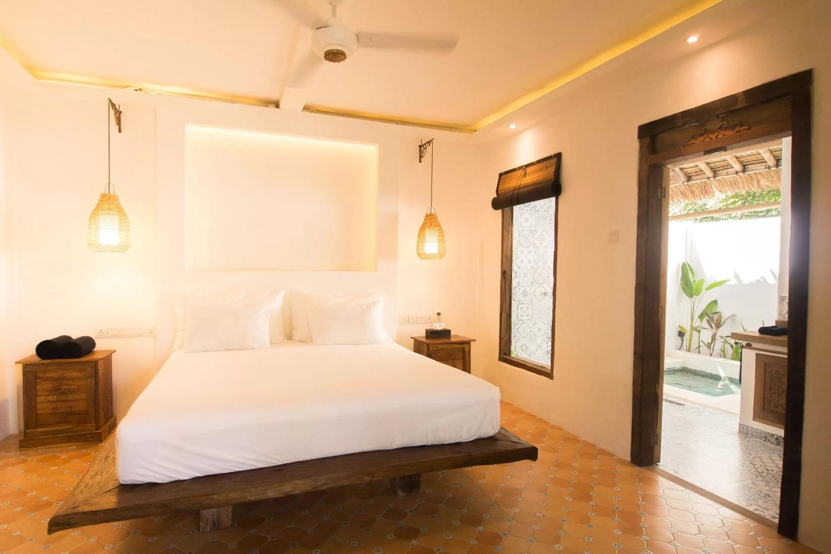 Bed in The Mandana Villa Gili Air