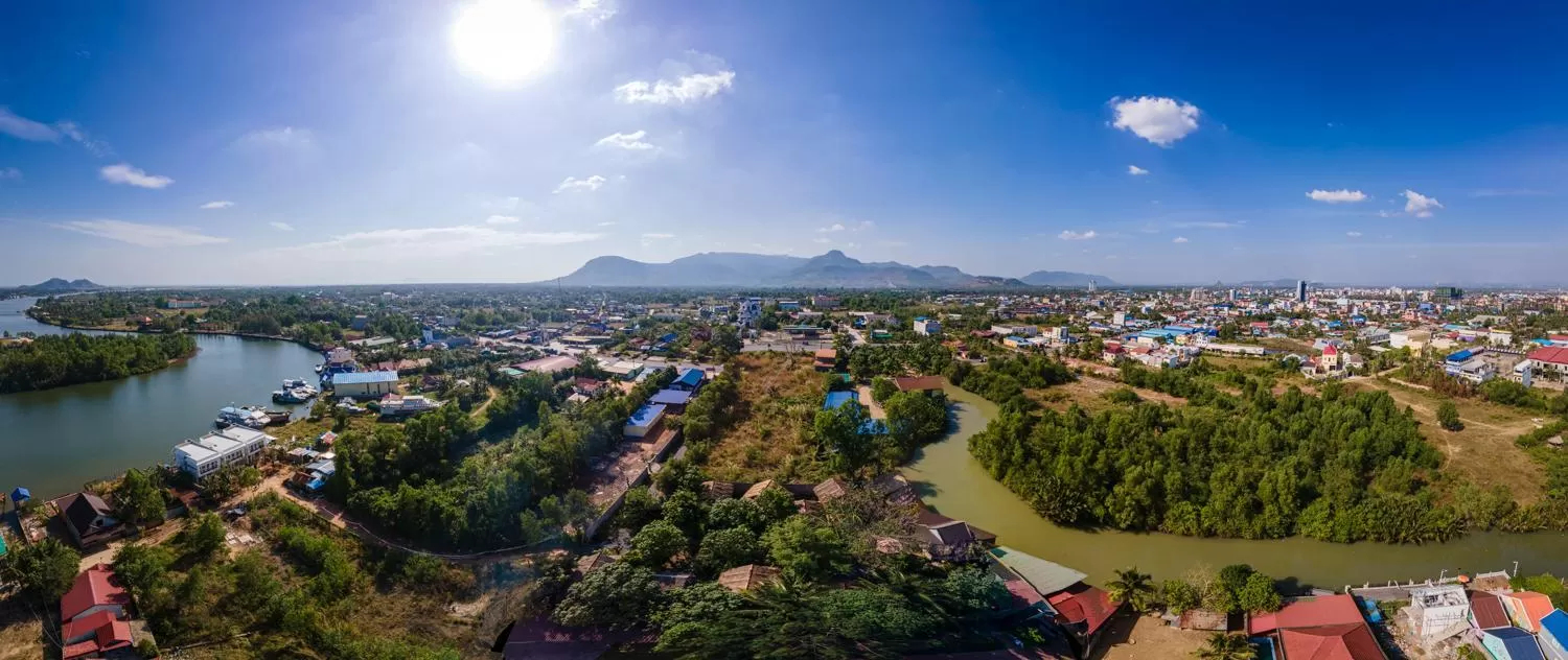 Bird's-eye View in Kampot Cabana