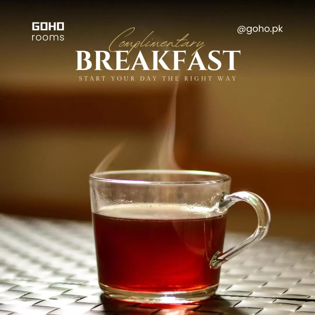 Text overlay in GOHO Rooms Badar