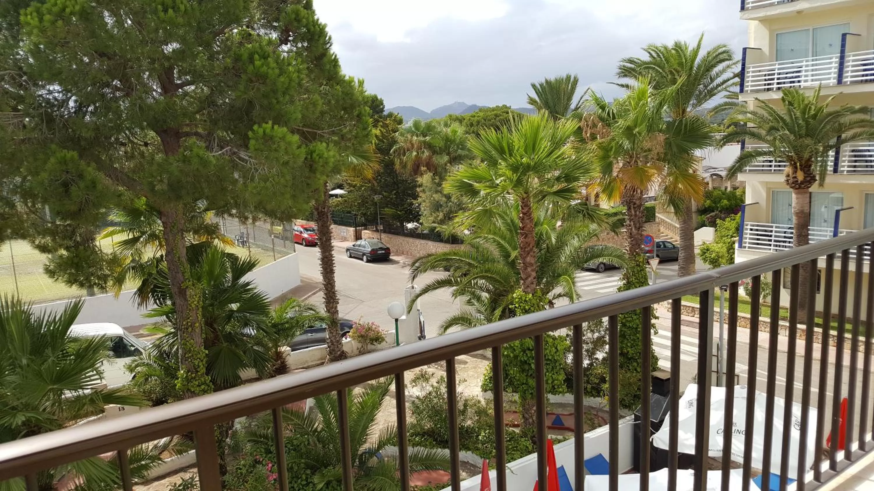 Balcony/Terrace, Pool View in Bella Maria Apartments
