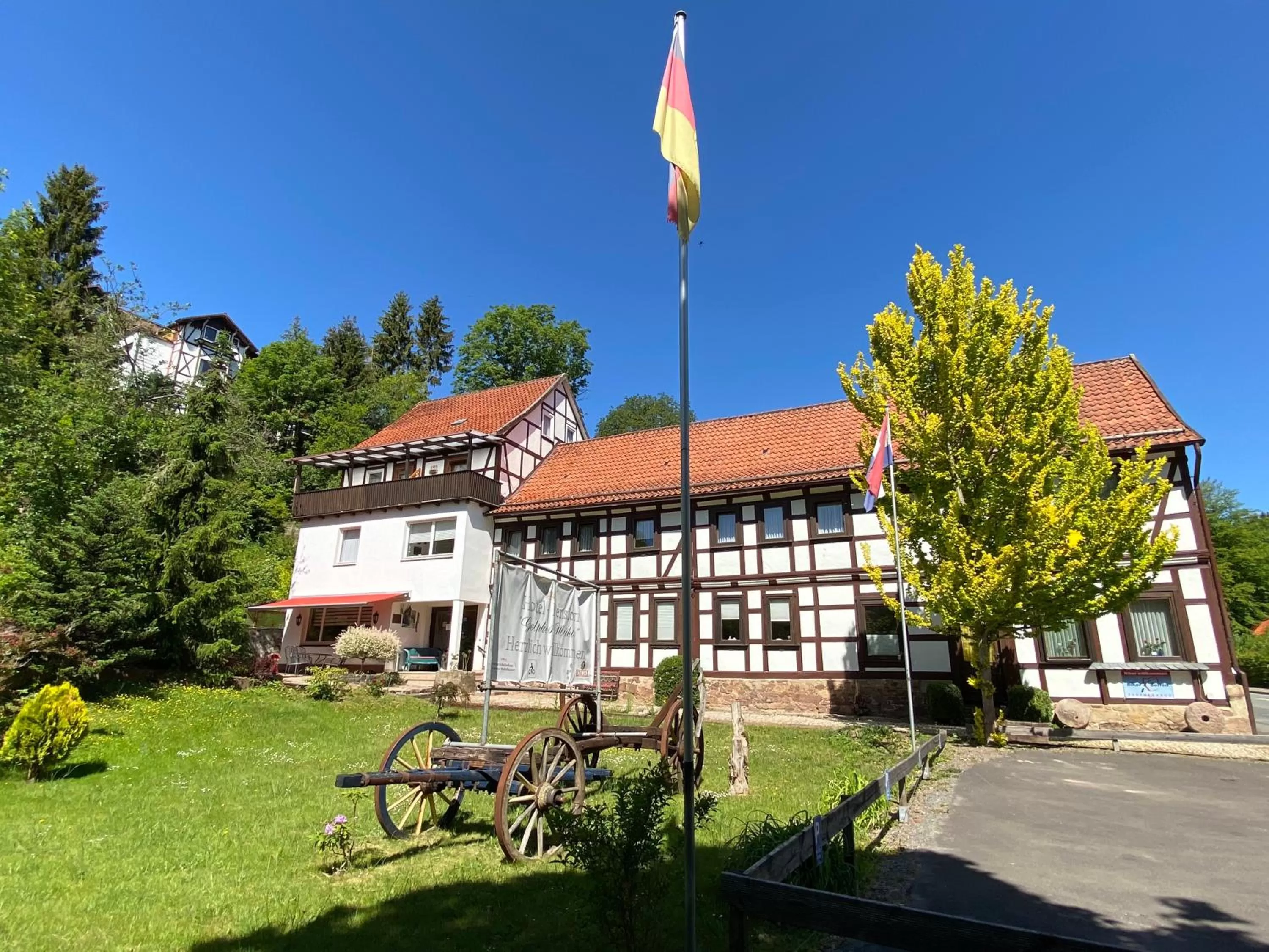 Property building in Hotel Pension Gelpkes Mühle