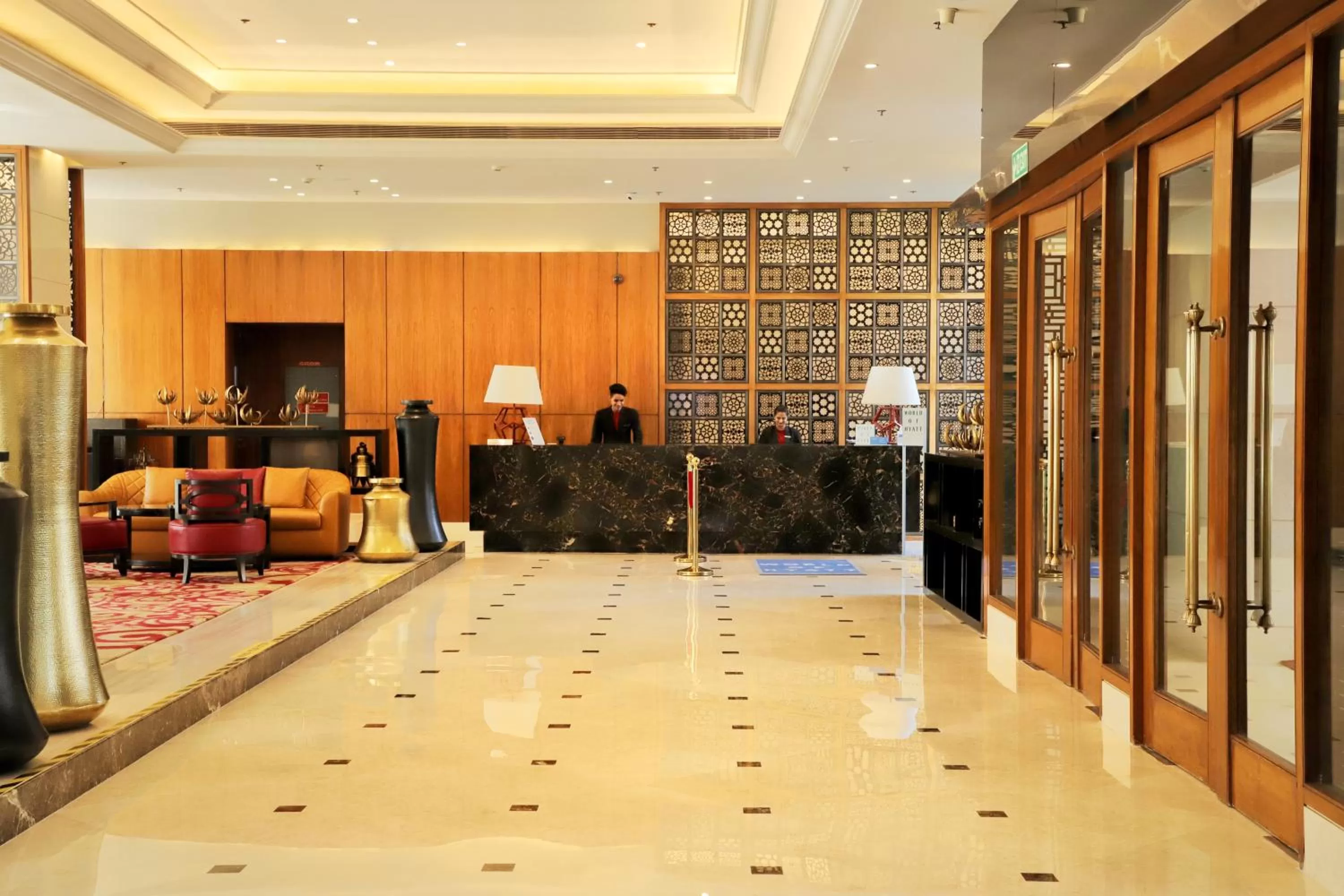 Lobby or reception in Hyatt Ahmedabad