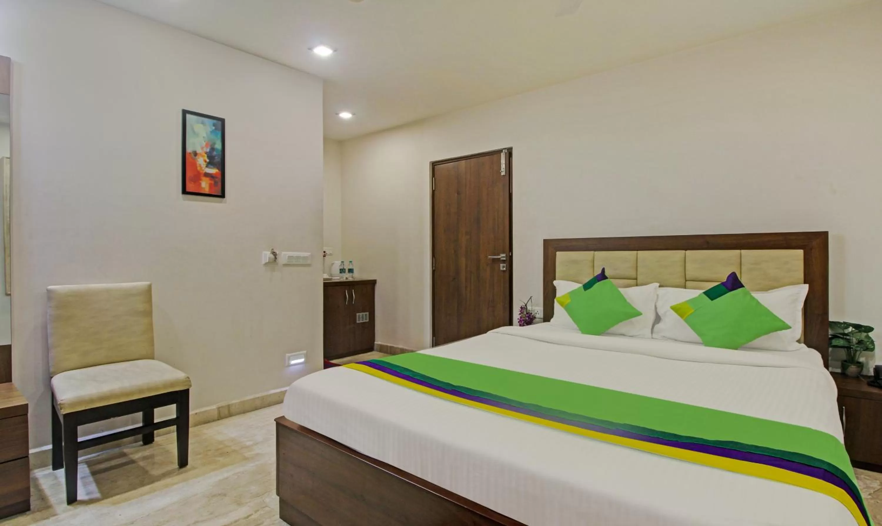 Bed in Treebo Sreema Saltlake Near City Centre Mall