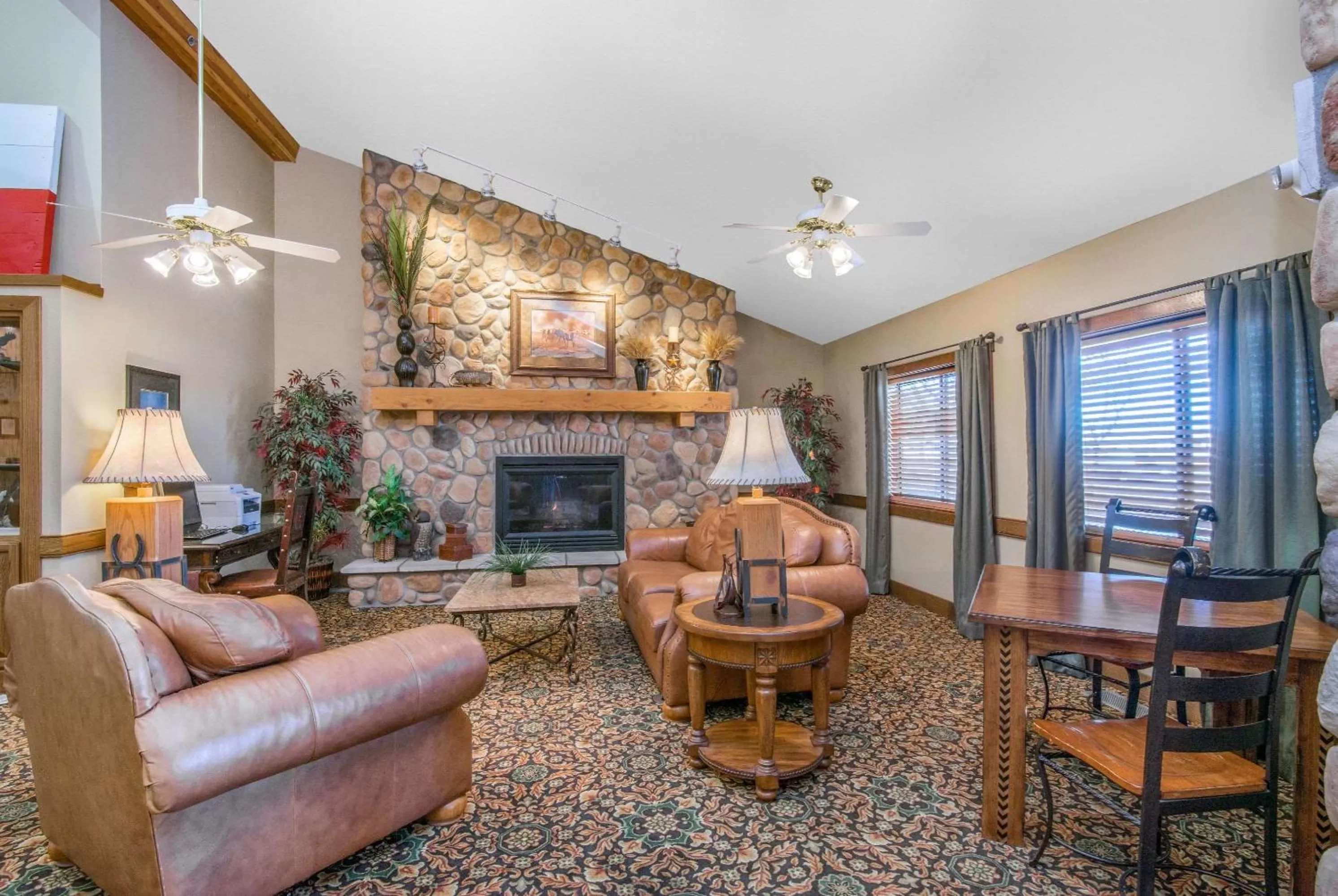 Seating area in AmericInn by Wyndham Pampa Event Center