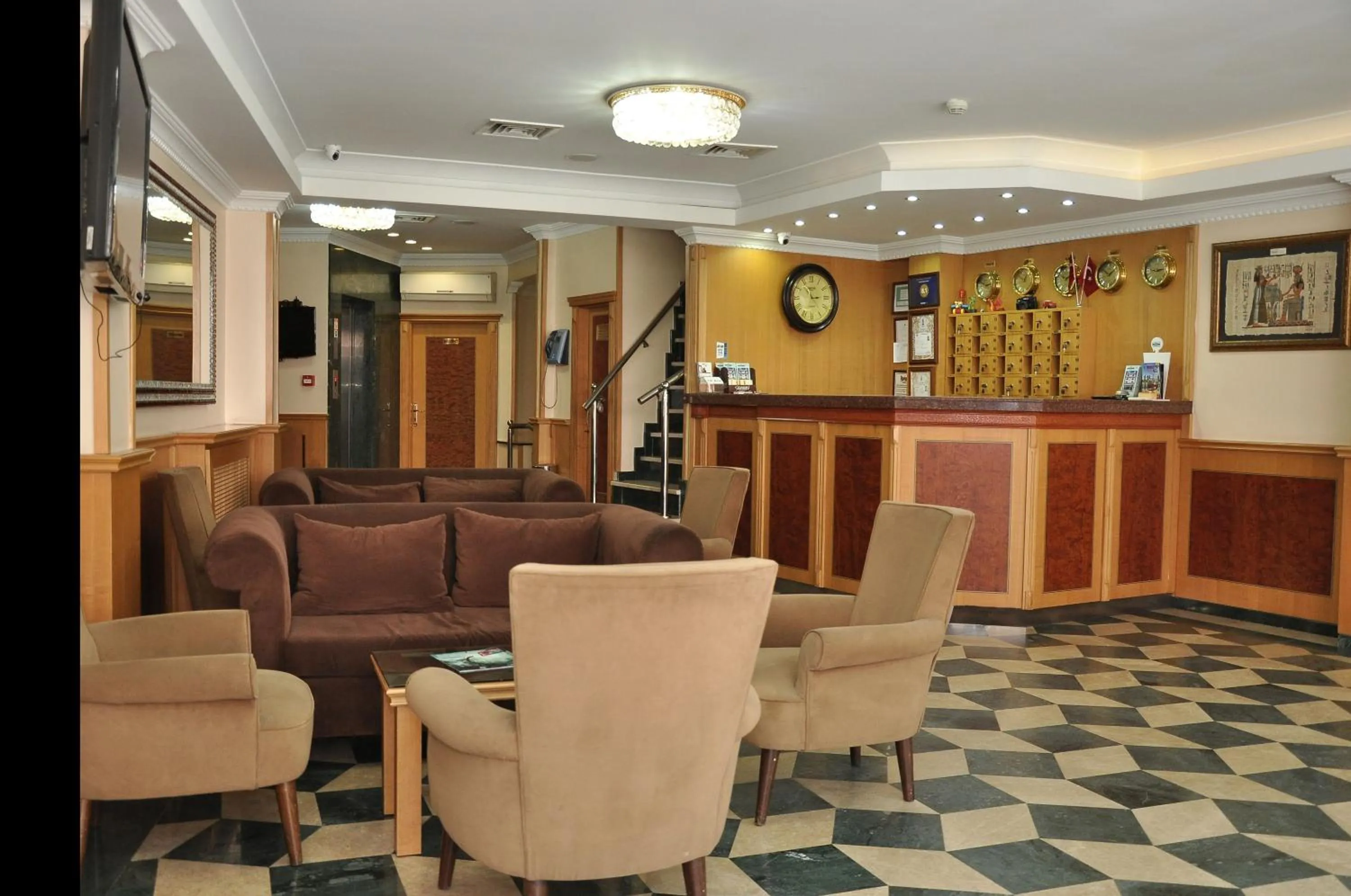 Lobby or reception in Grand Papirus Hotel