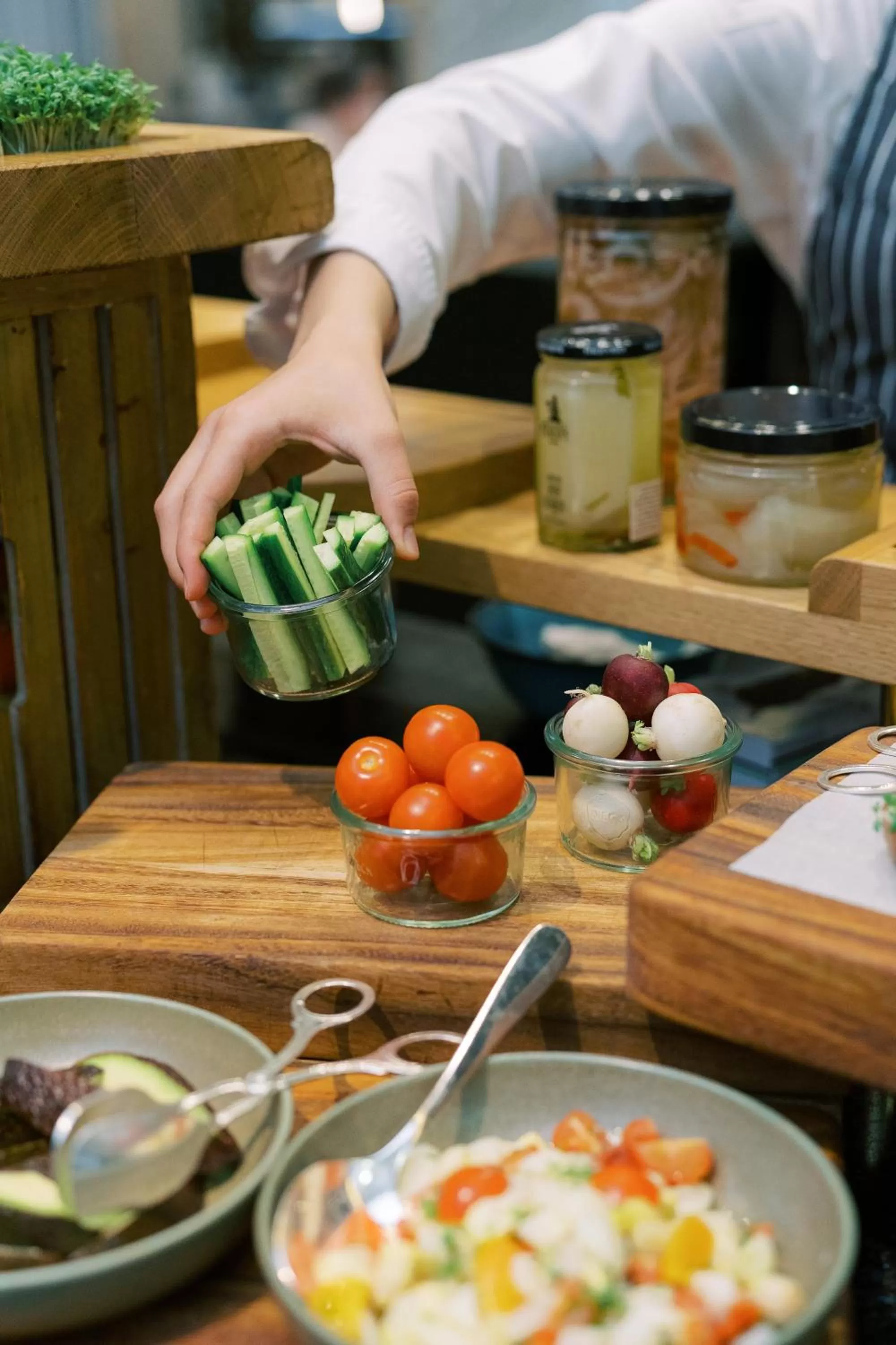 Buffet breakfast in Park Hyatt Vienna