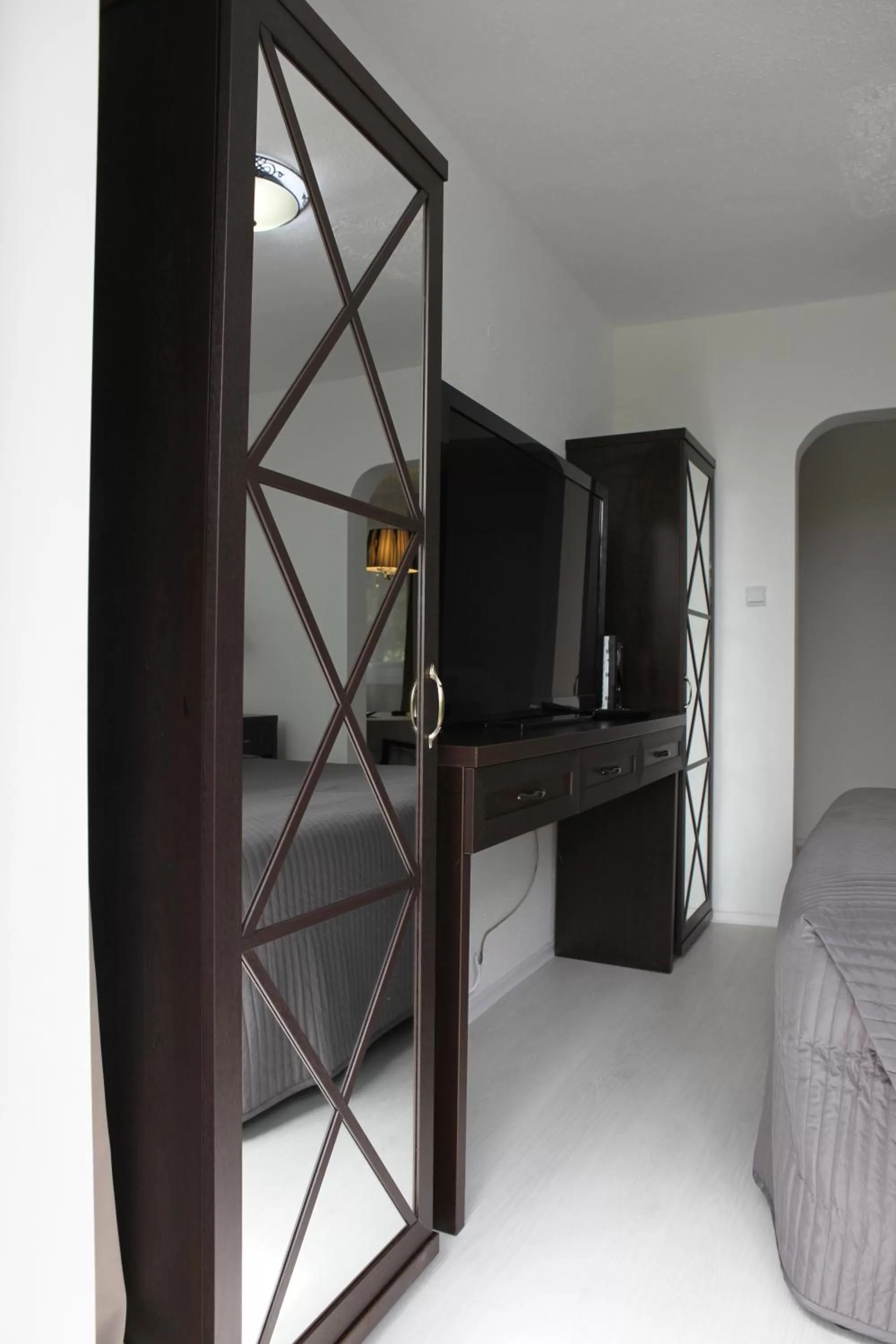 Decorative detail, TV/Entertainment Center in Hotel Hijata