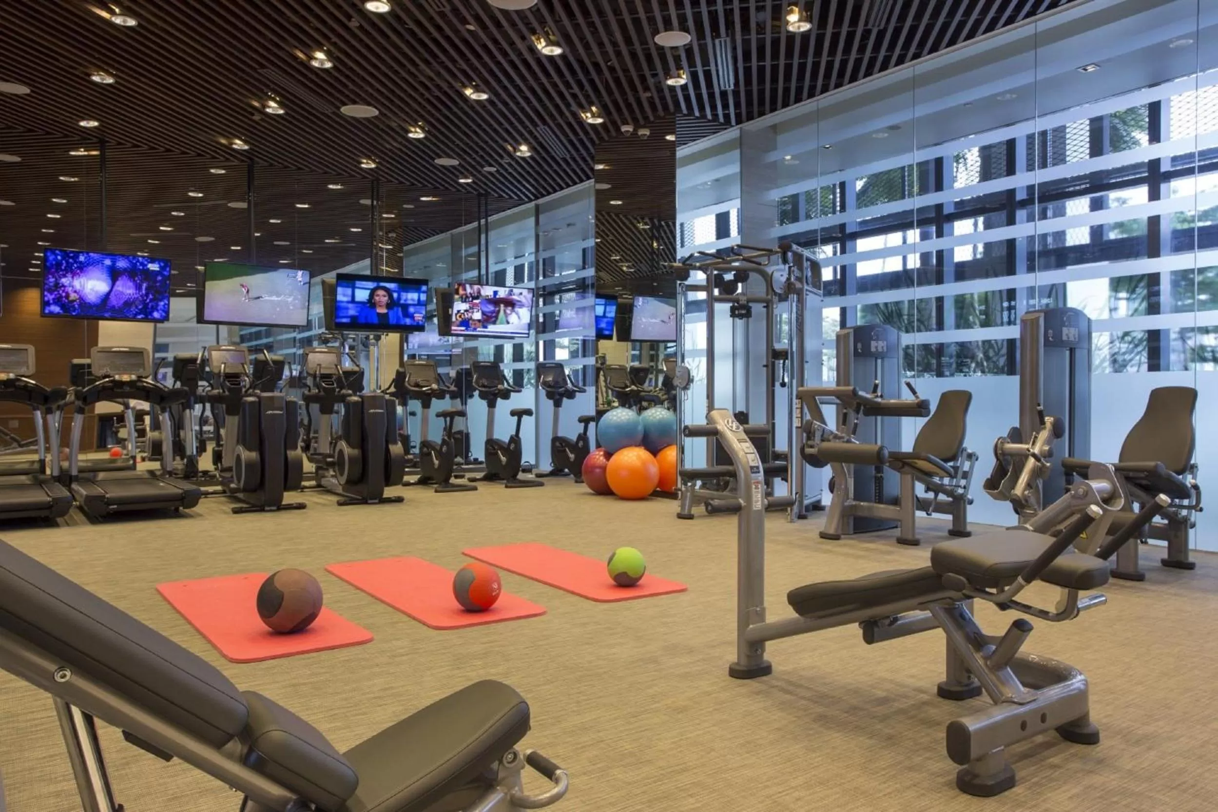 Fitness centre/facilities in One Farrer Hotel
