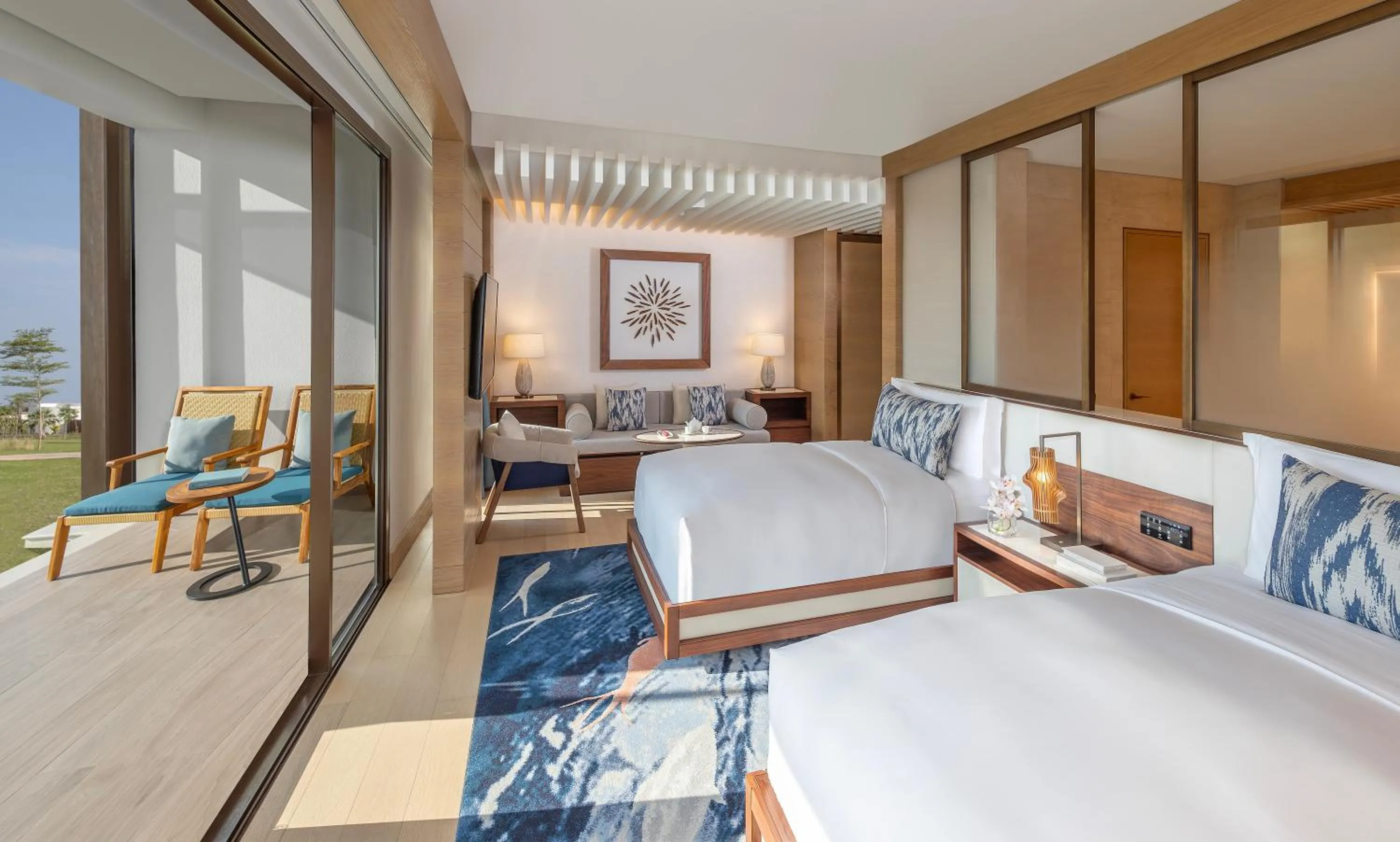 Bed in Anantara Mina Ras Al Khaimah Resort