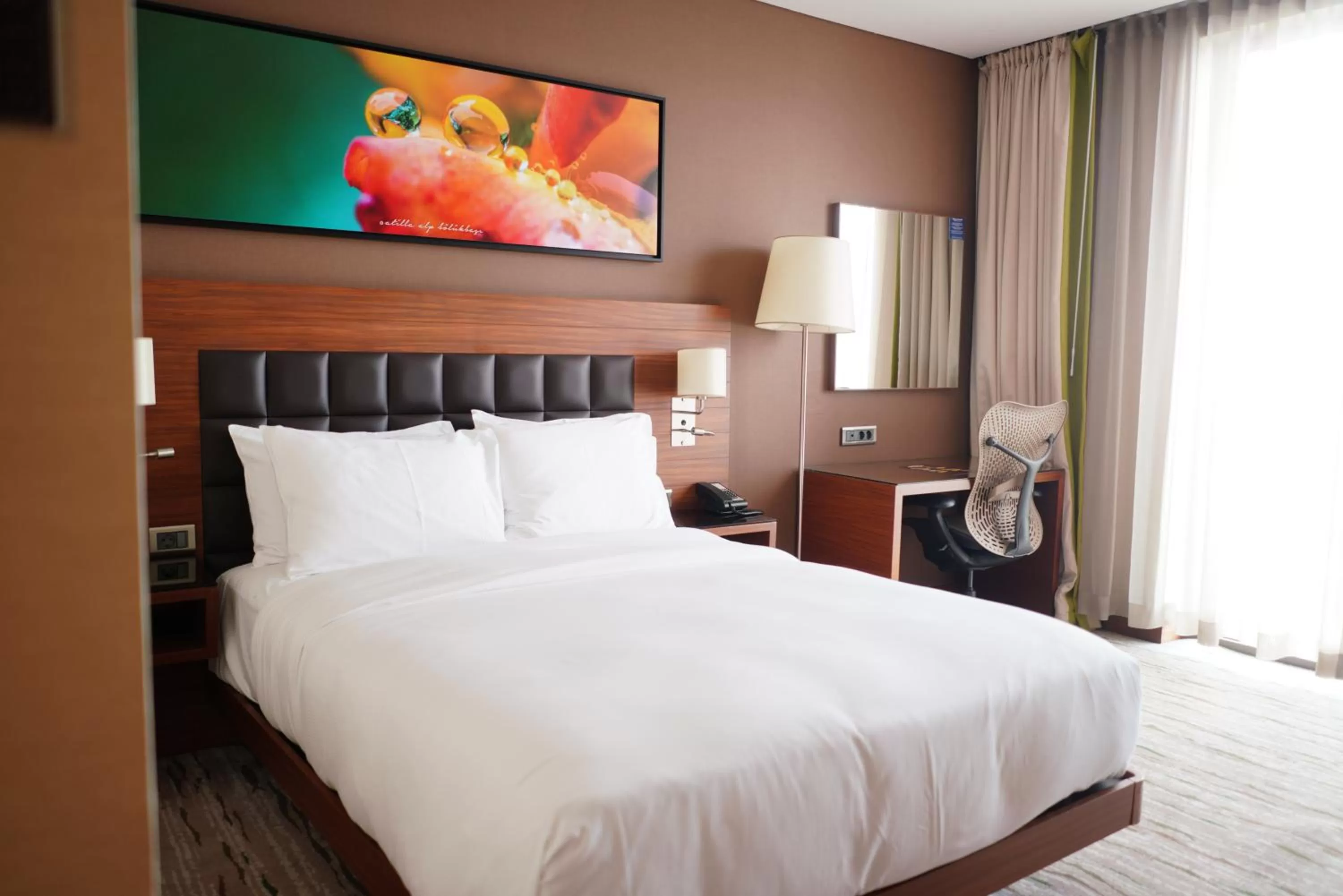 Bed in DoubleTree by Hilton Trabzon