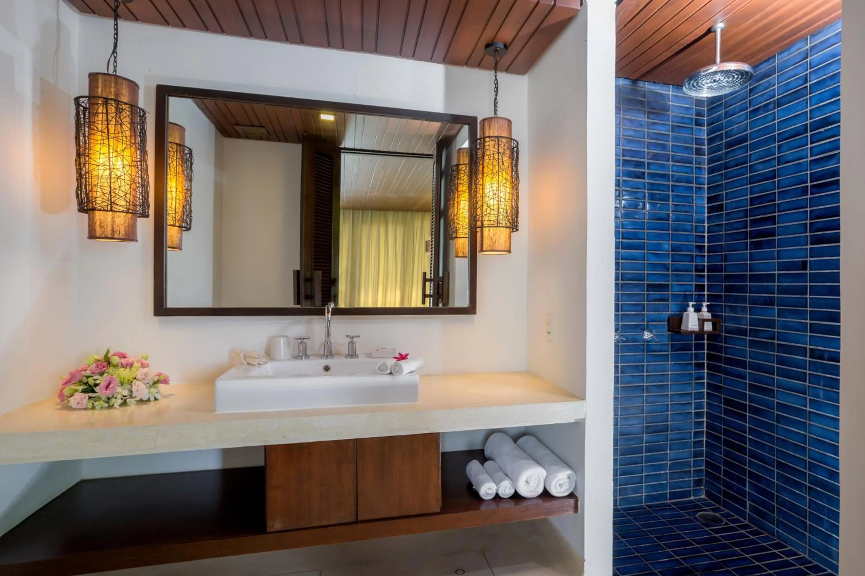 Bathroom, Bed in The Vijitt Resort Phuket - SHA Extra Plus