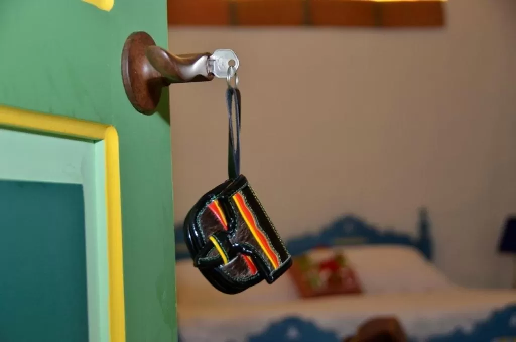 Decorative detail in El Despertar Hotel