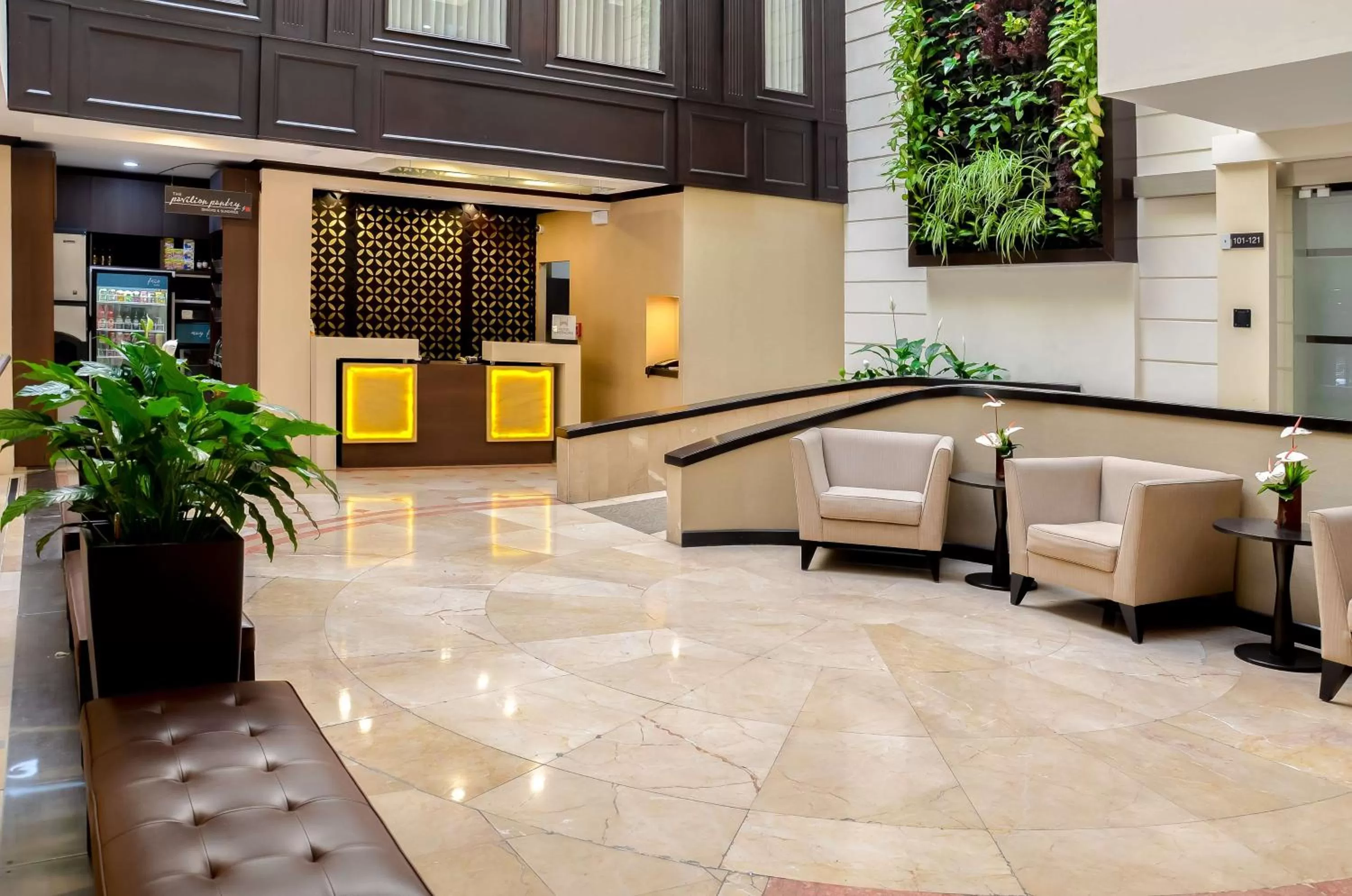 Lobby or reception in Hilton Garden Inn Guatemala City