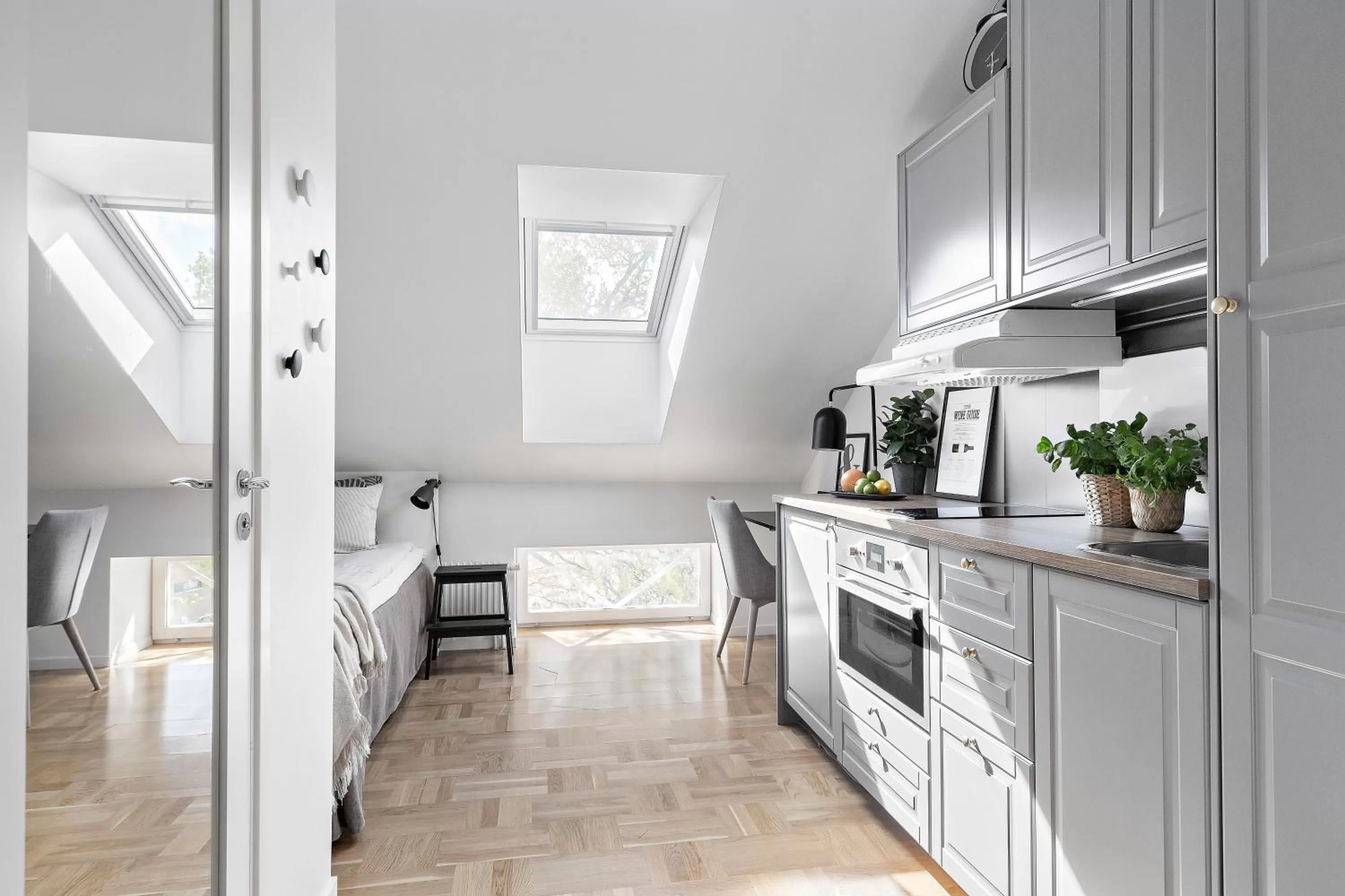 Bed in Forenom Aparthotel Stockholm Bromma